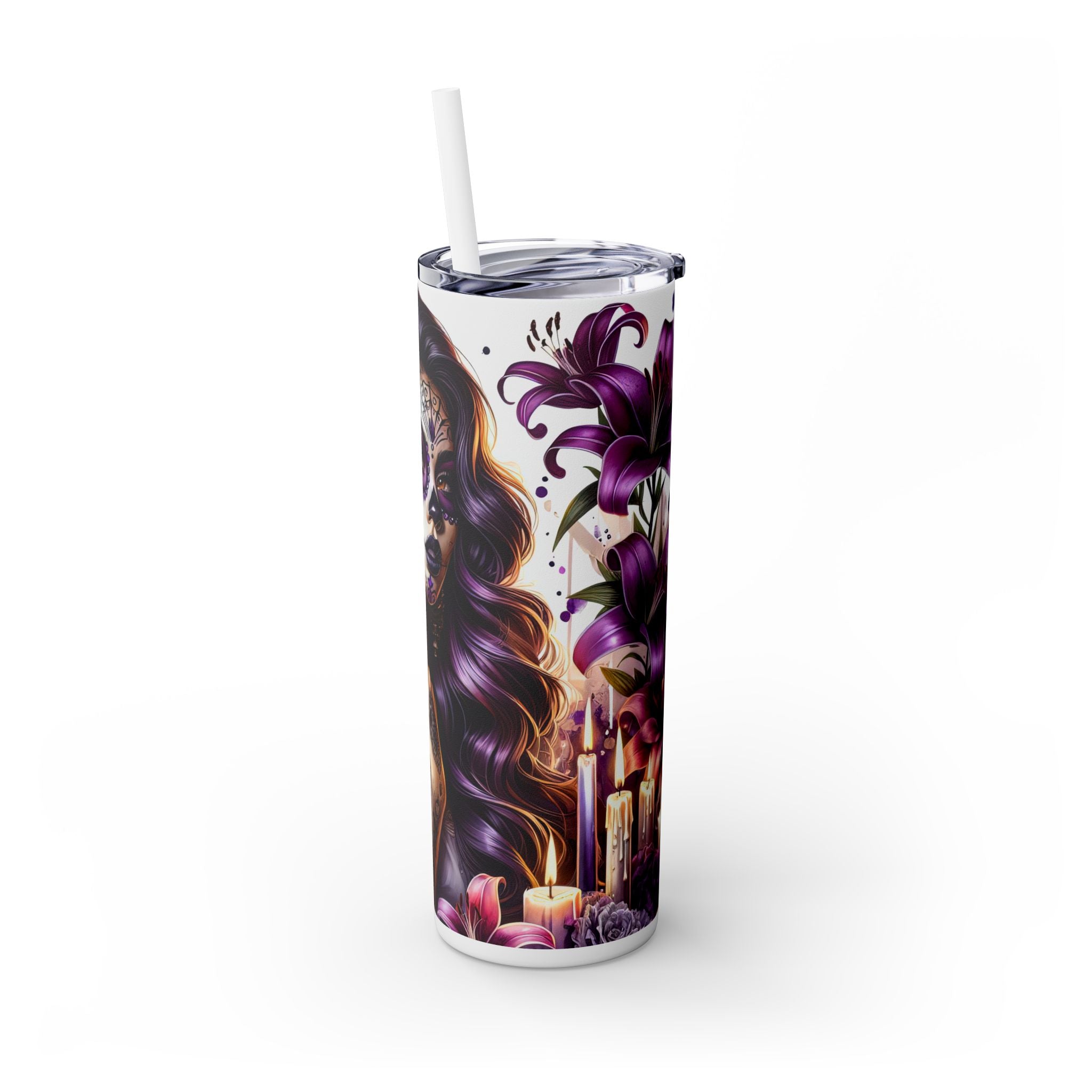 Skinny Tumbler with Straw, 20oz