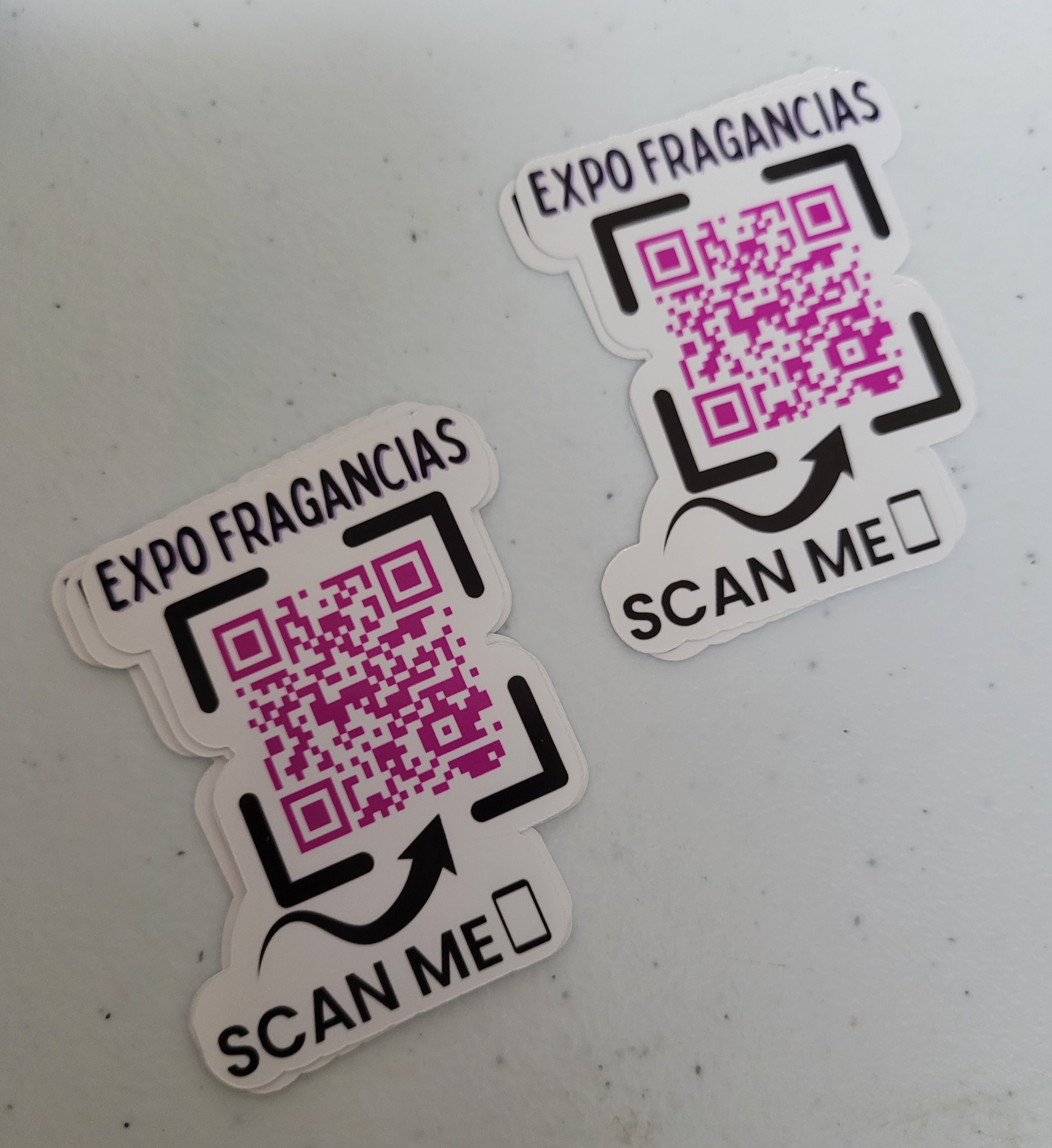 120 QR Code Stickers Waterproof Matte