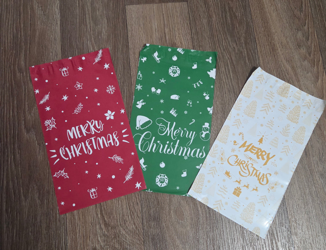 Bolsas de envío 6x9 Navidad 2