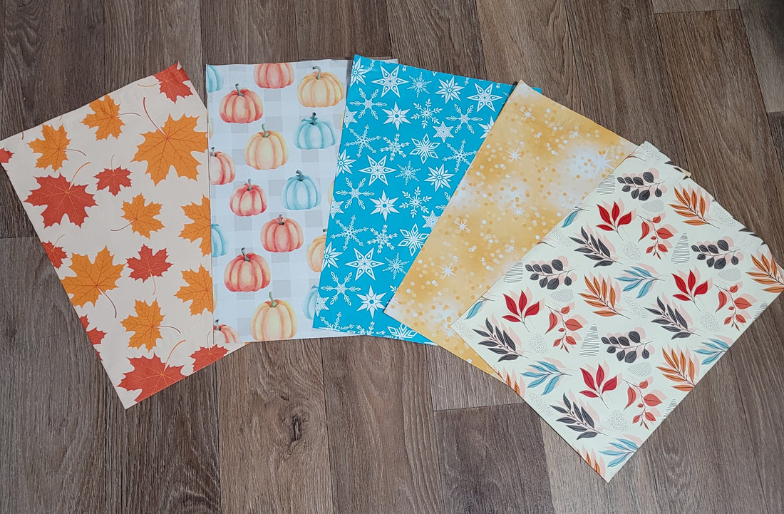 Bolsas de envio 10x13 ( 5 diseños)