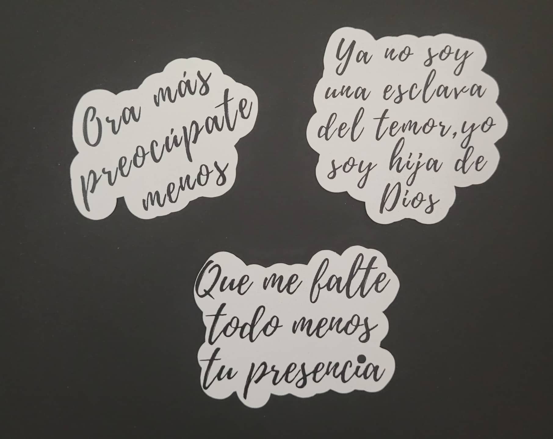 Stickers ALC Die Cut Positivos Whitte Glossy