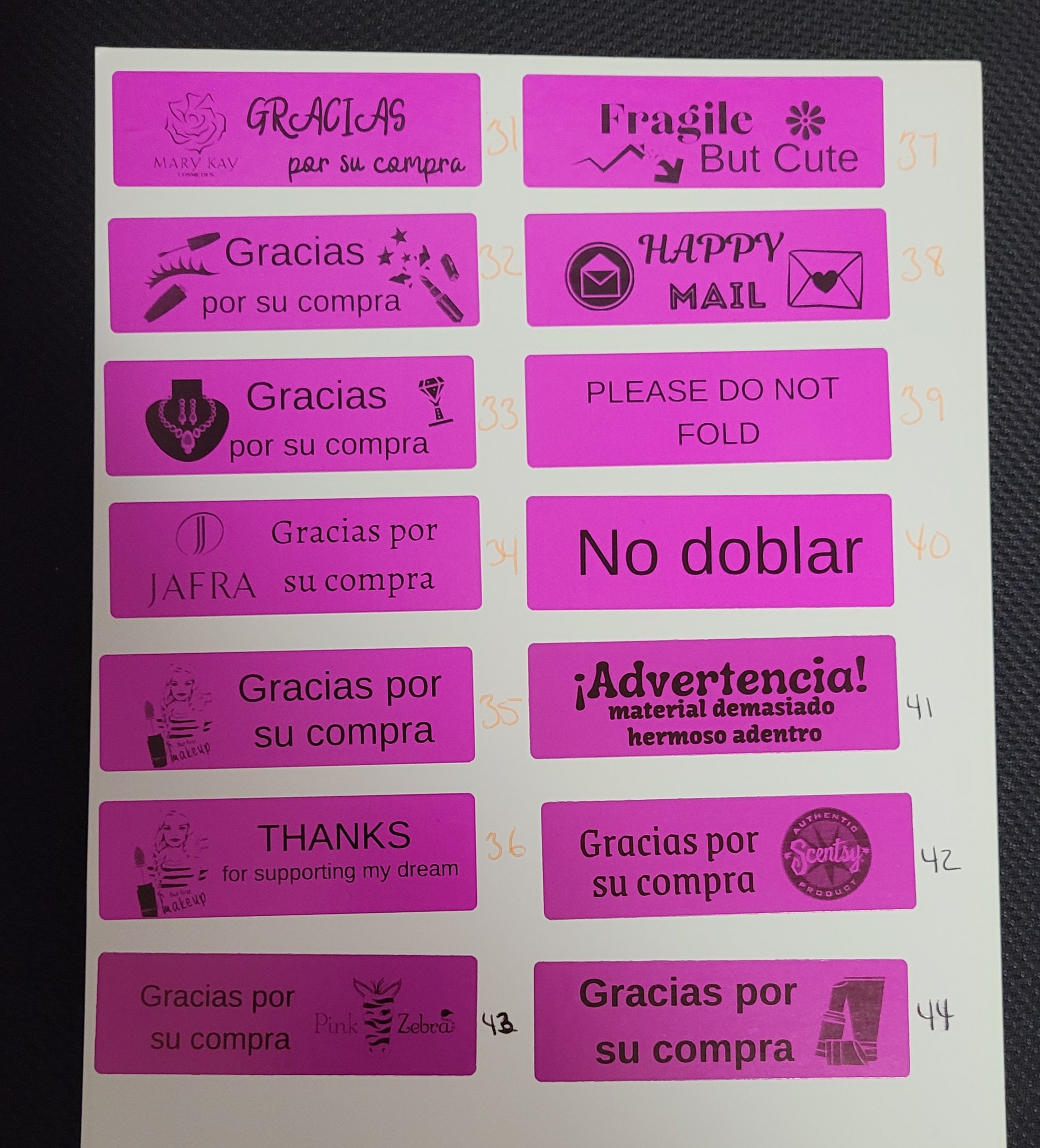 100 Sellos Mensajes Mix