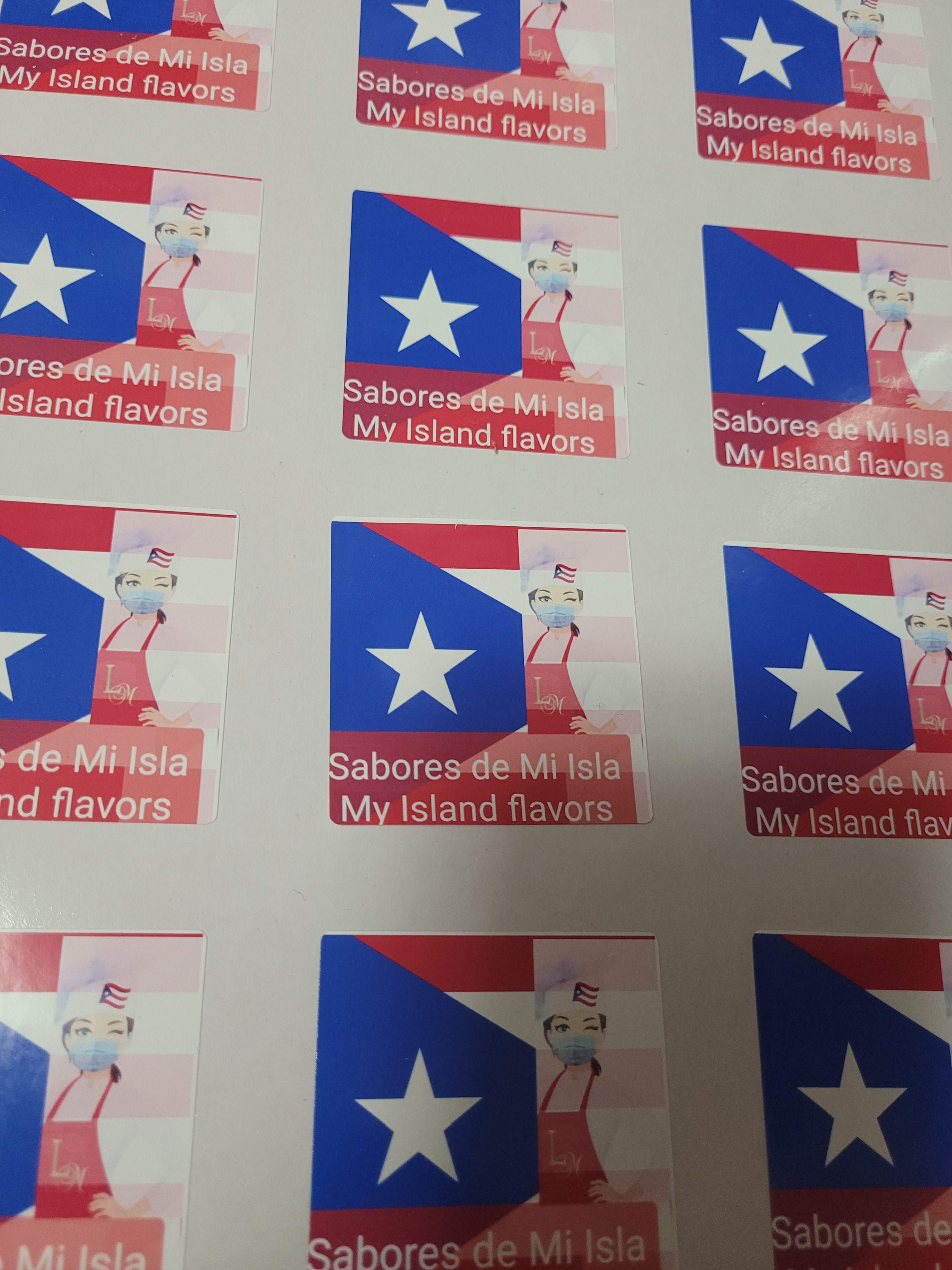 Stickers Personalizados Cuadrado 2x2 Pulgadas