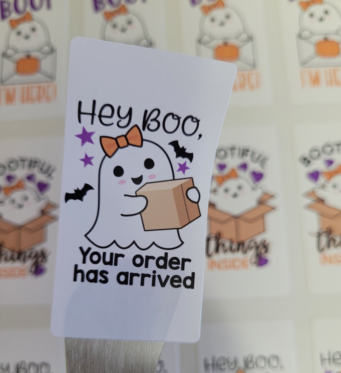 Set de Stickers Halloween Rectangular Glossy