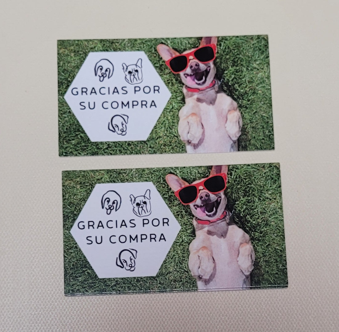 Tarjeta Agradecimiento Dog