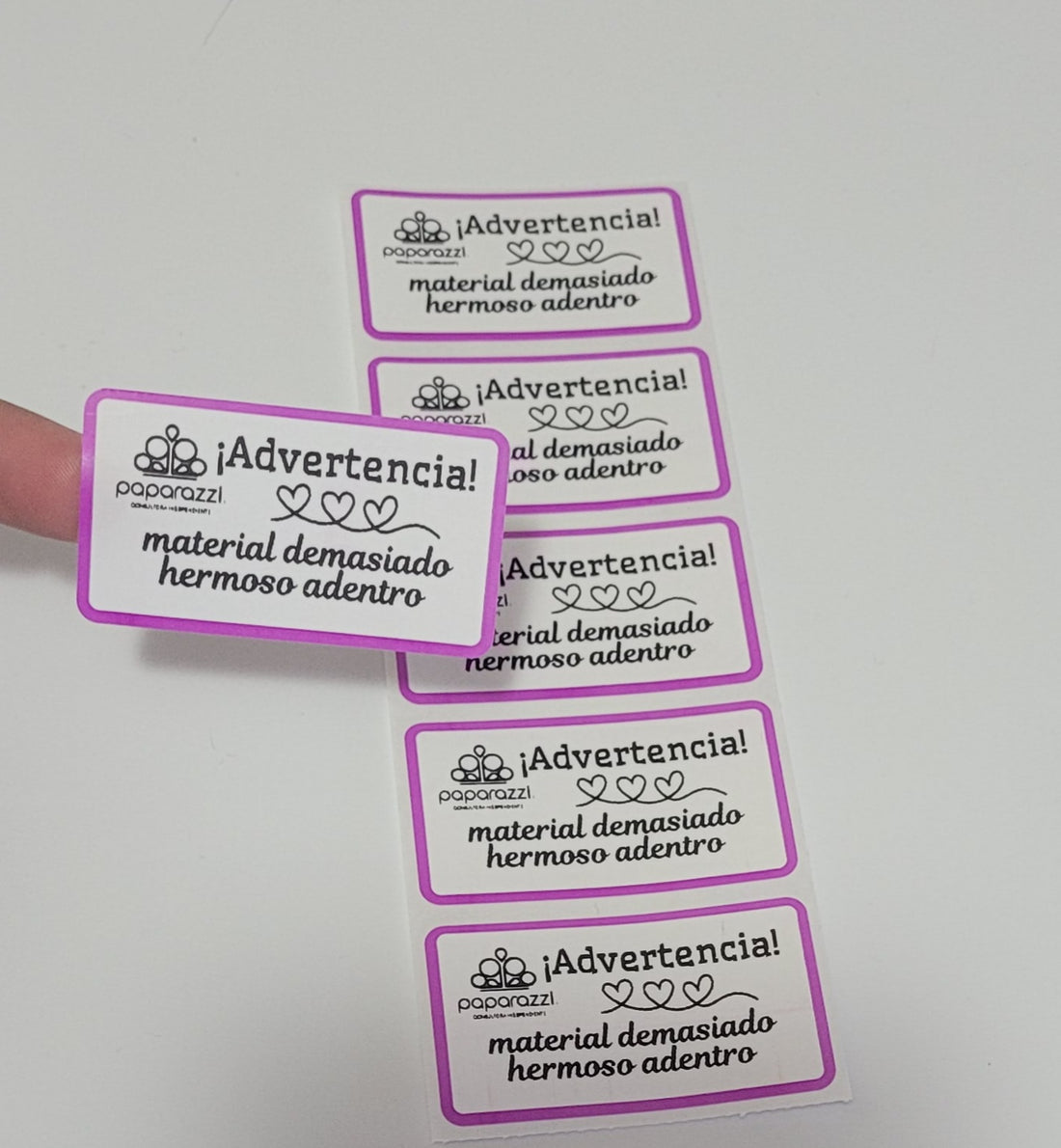 Small Sellos Mensajes Paparazzi