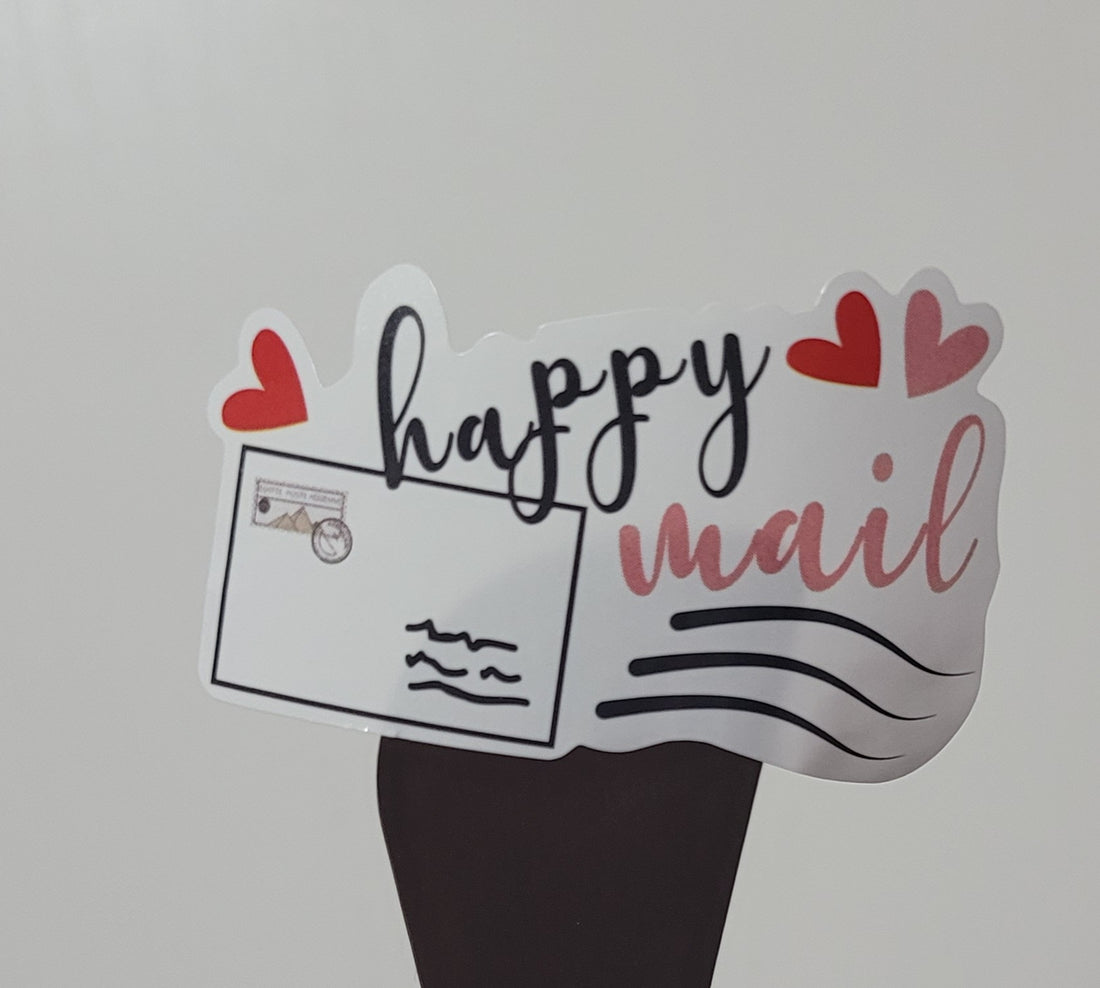 100 Stickers Prediseñado Happy Mail 3