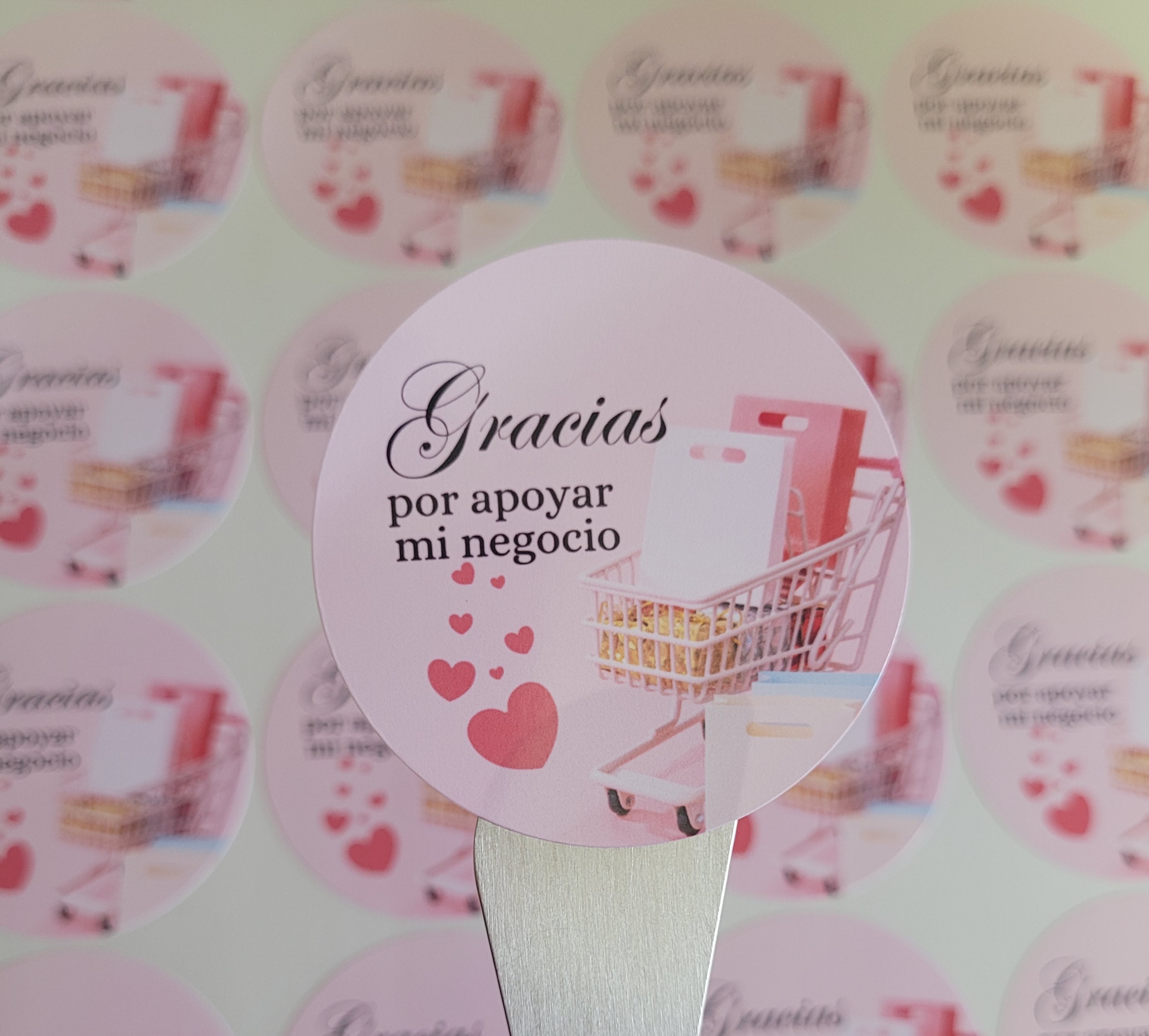 100 Stickers 2" Compras ALC