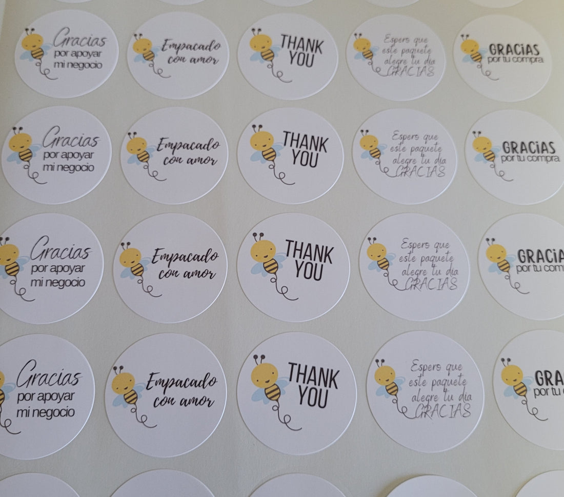 Stickers 1.5" ALC Set Abejita