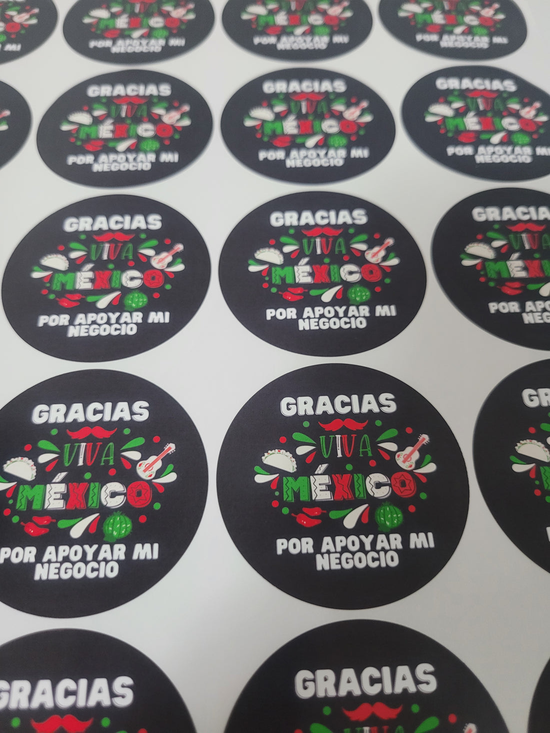 100 Stickers 2" Mexico