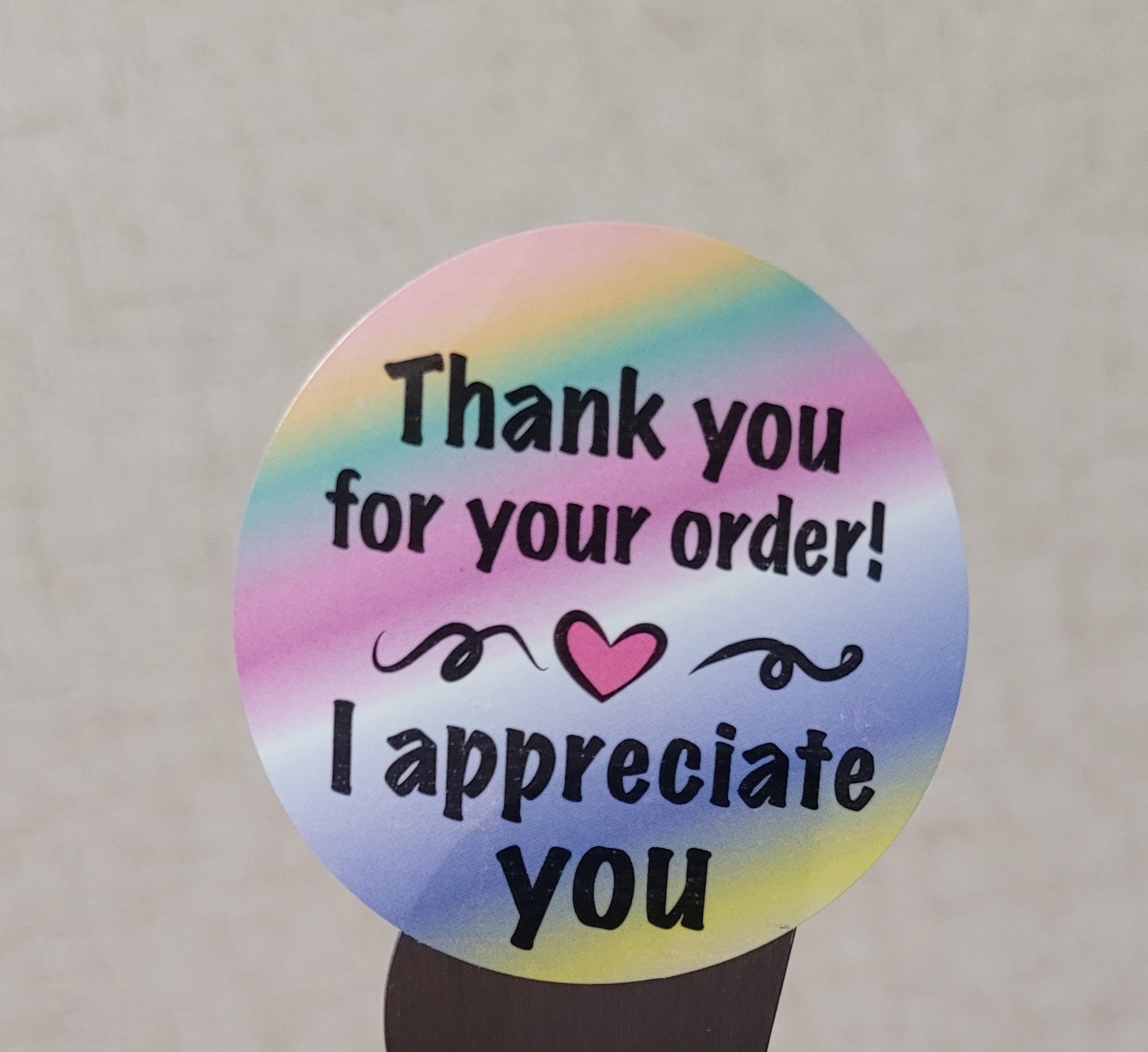 100 Sticker Prediseñado Multi 1.5"