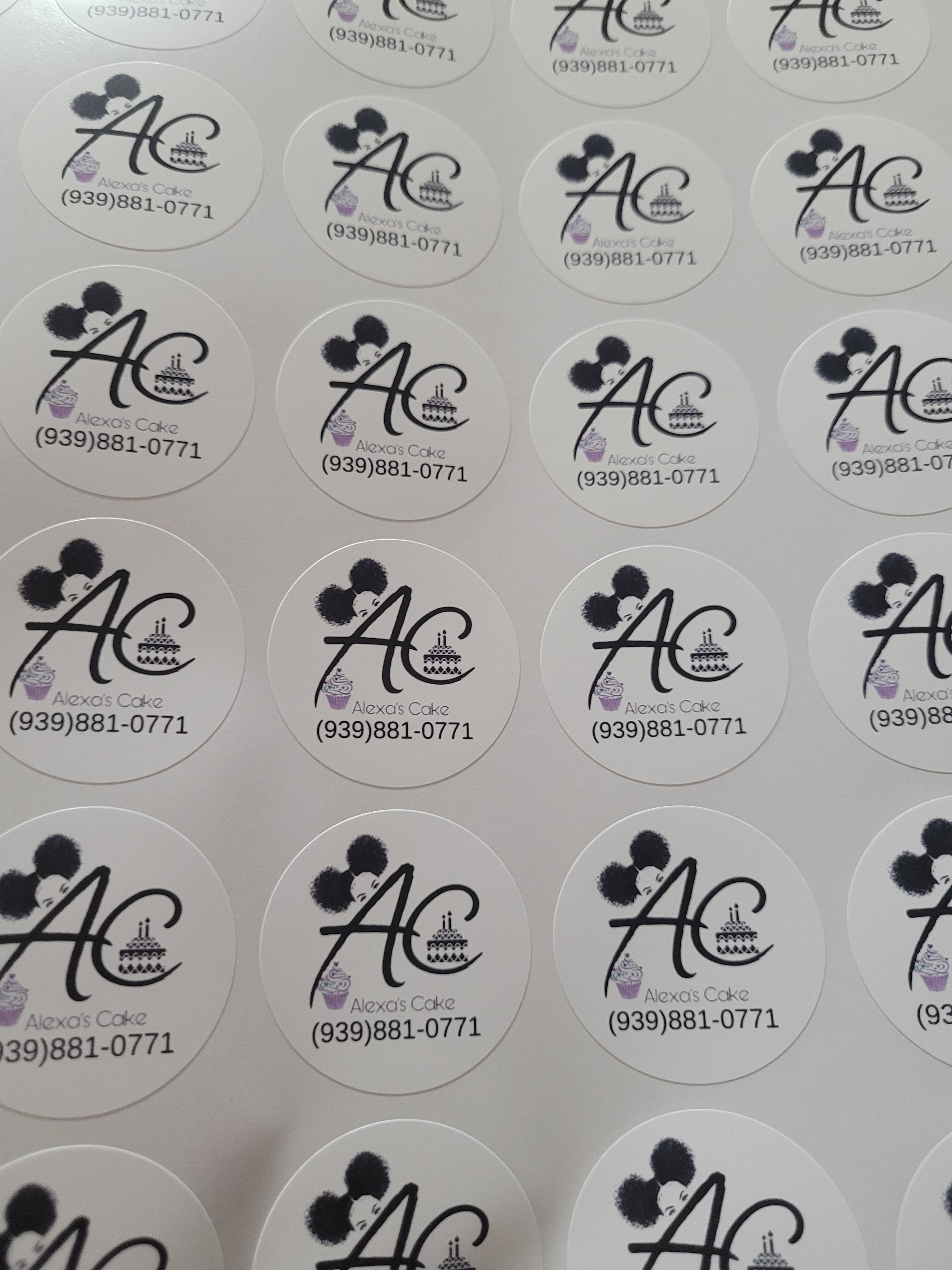 Stickers Personalizados 1.5 Pulgadas