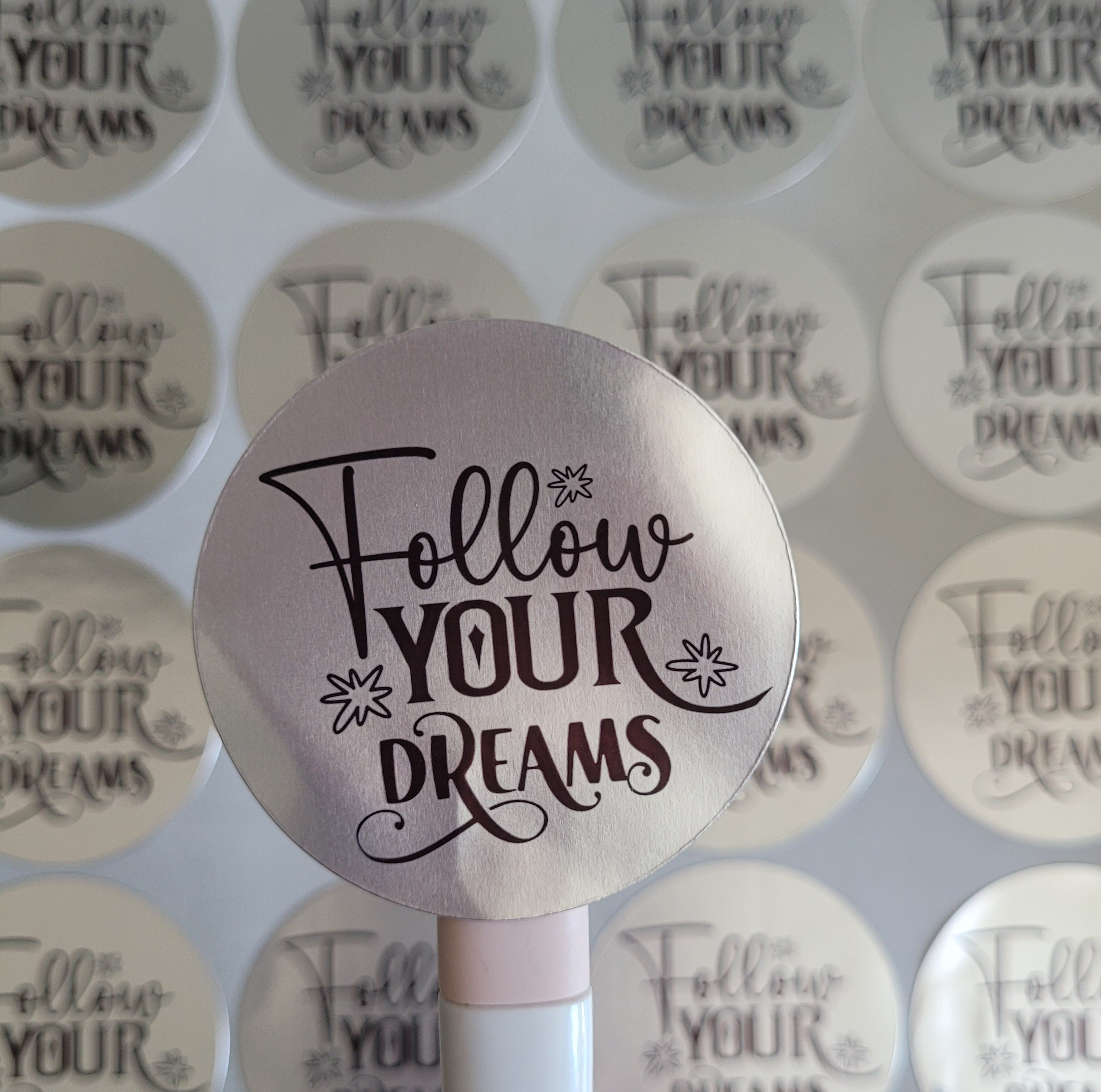 100 Stickers 2" Follow Your Dreams