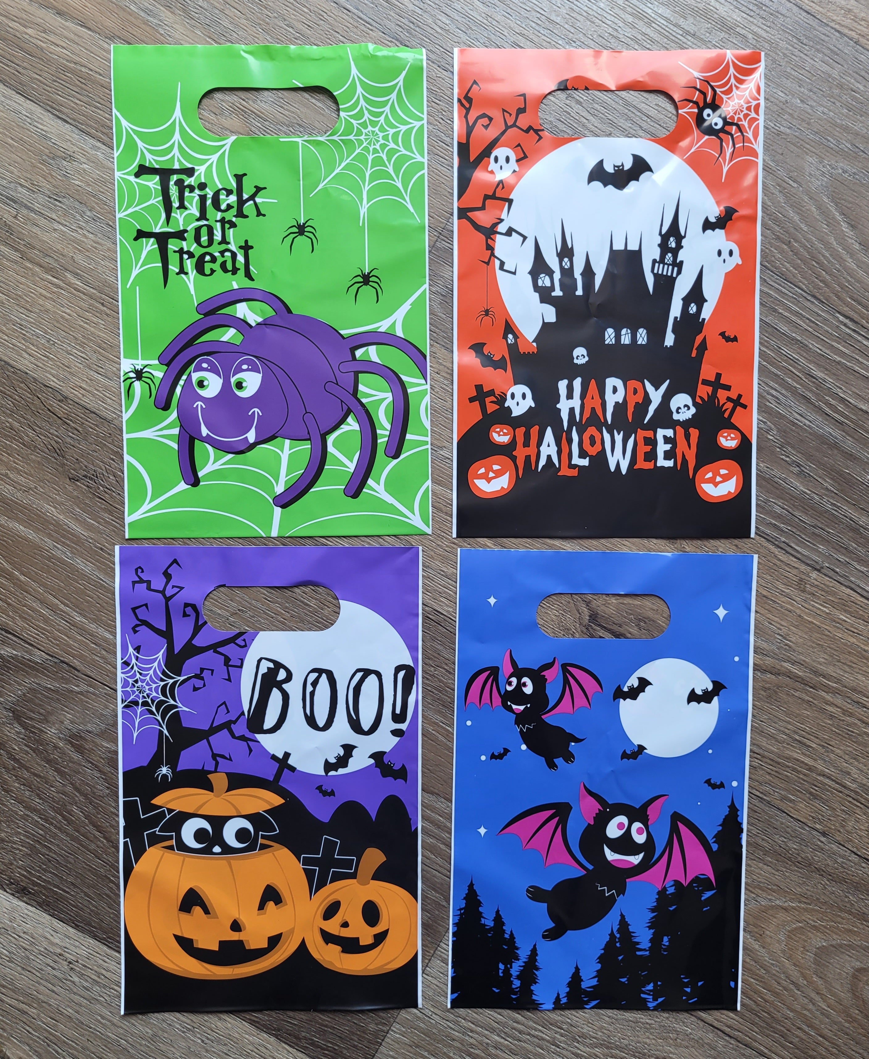 Bolsas de entrega Halloween set 4 diseƱos