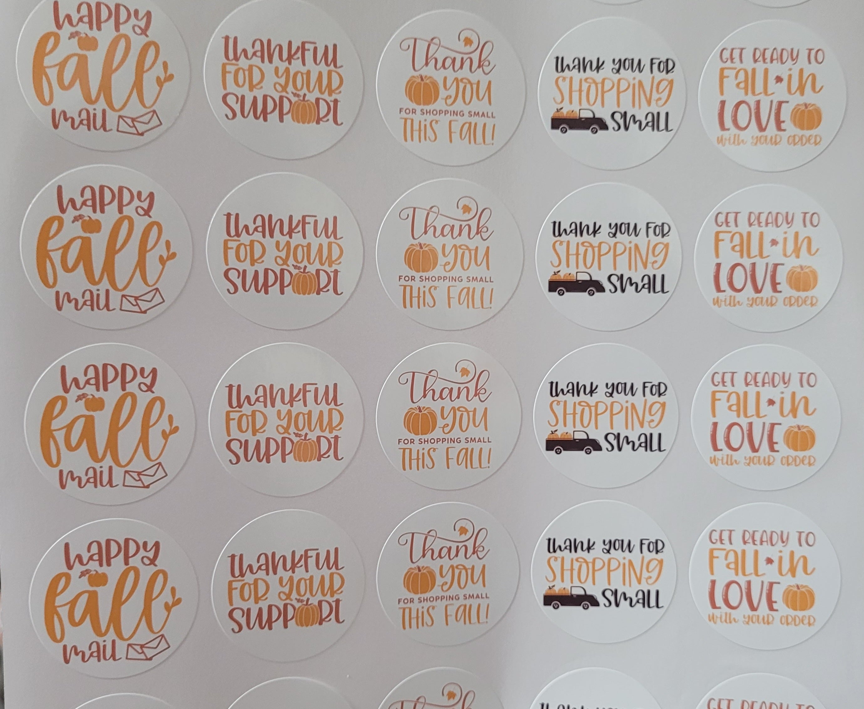 Set de Stickers 1.5" ALC Otoño