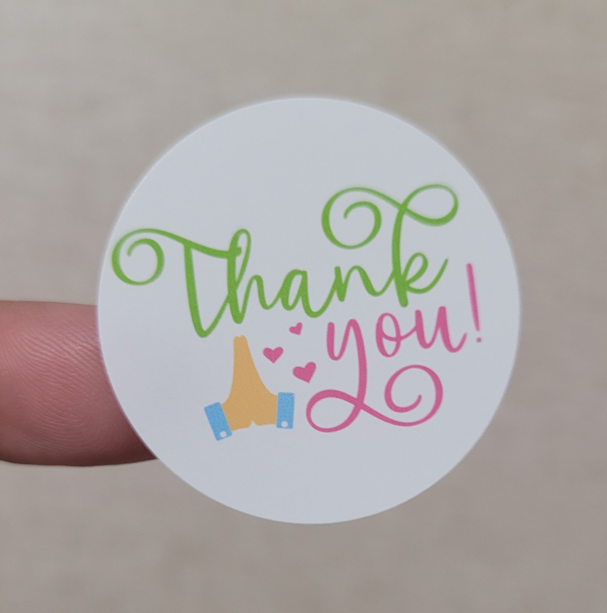 120 Sticker Prediseñado ALC Thank You 🙏 1.5"