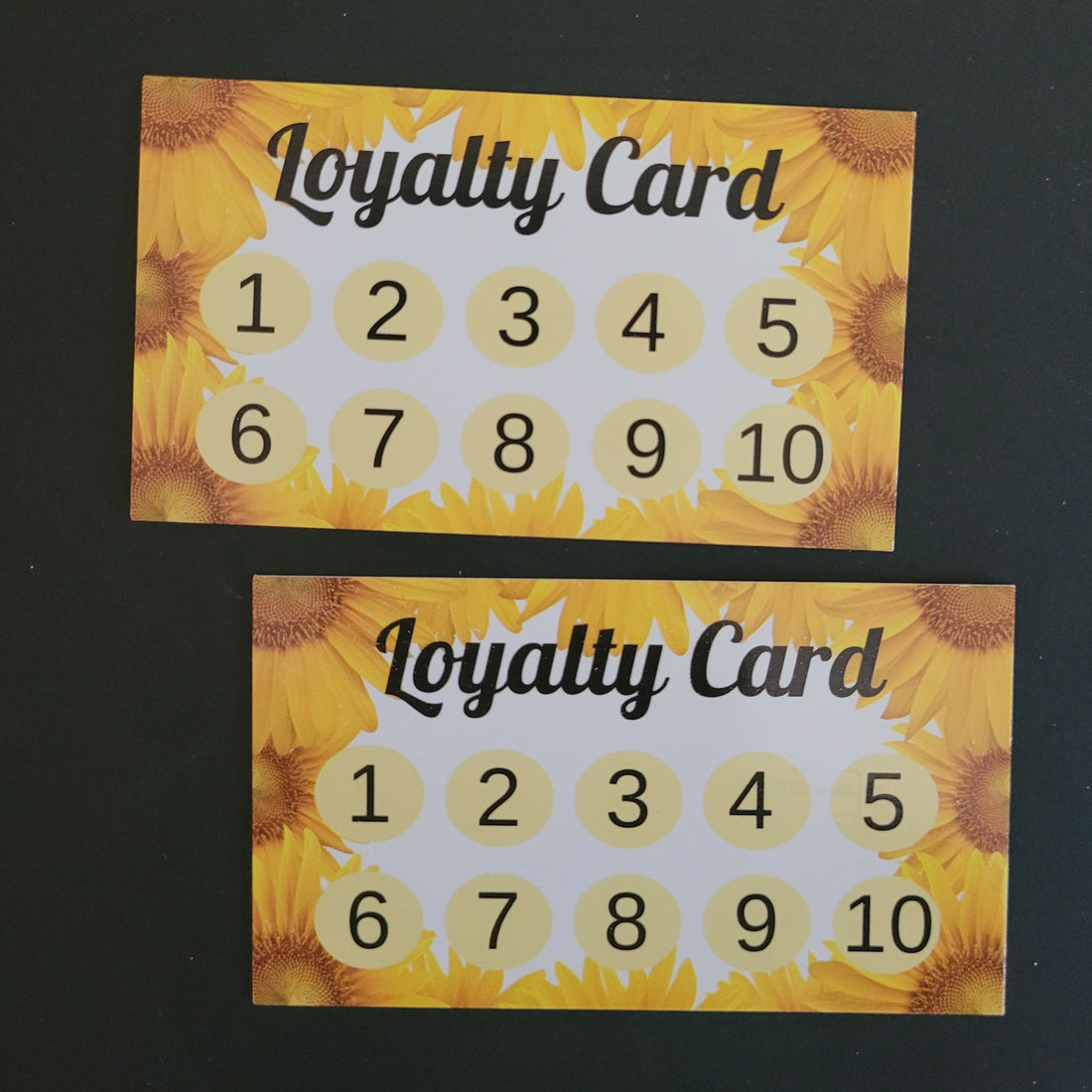 Loyalty Card Sunflowers