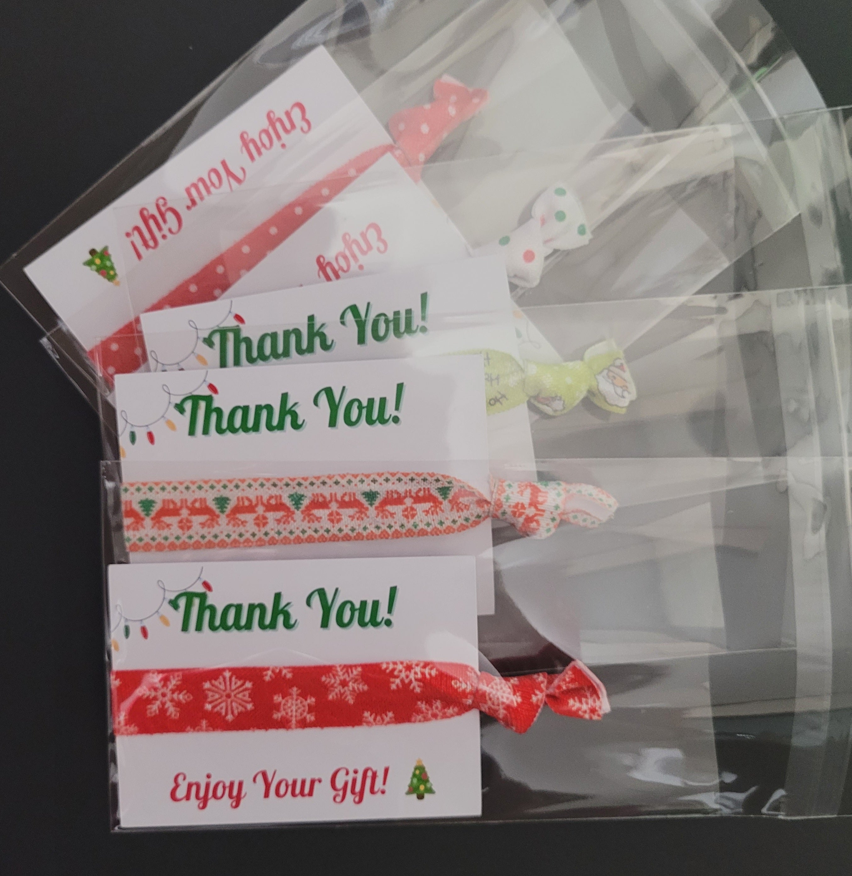 Set Regalitos ALC Christmas Hair Ties ( Cintas)