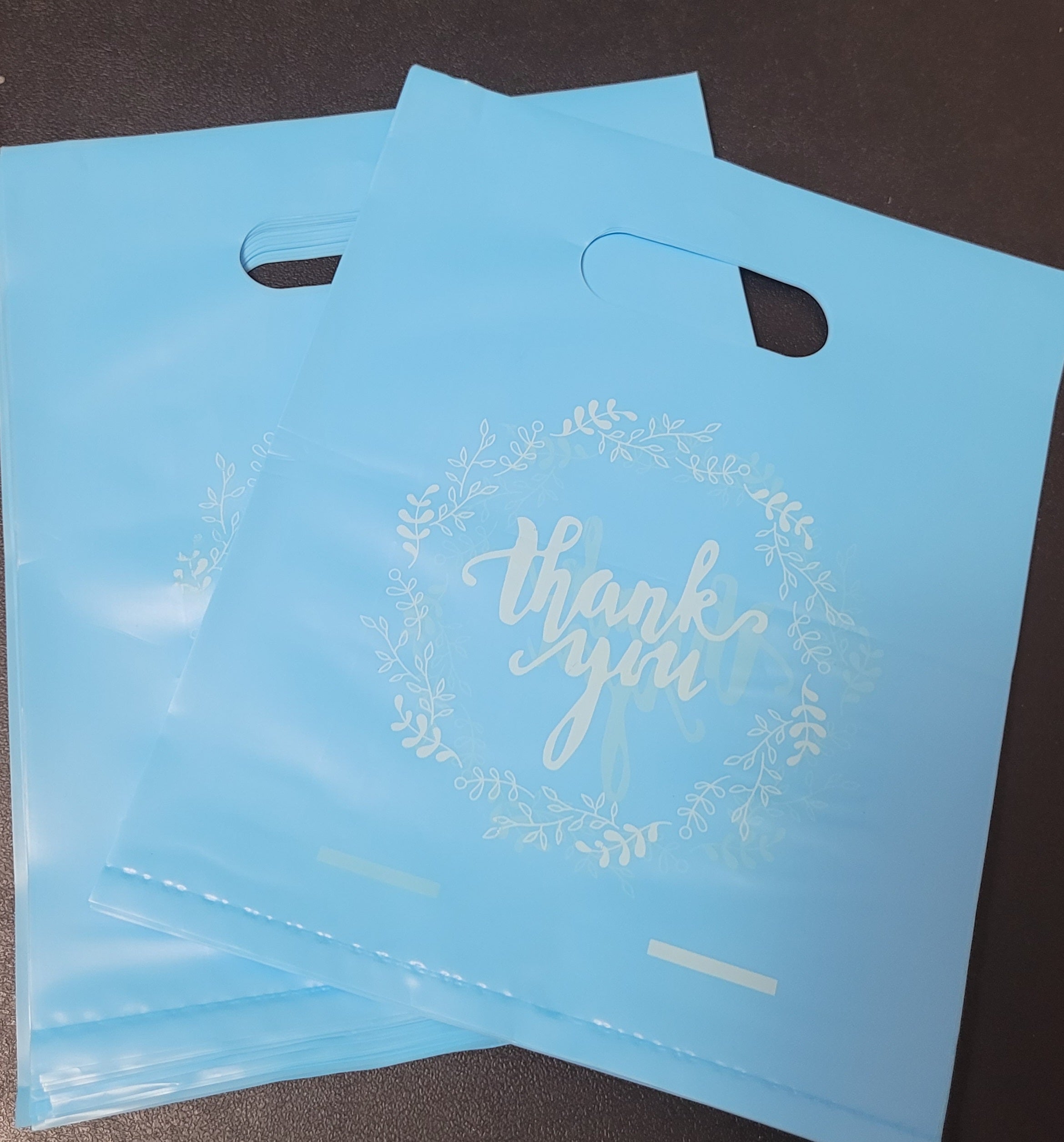 Bolsas ED 6x7 Premium Thank You Blue