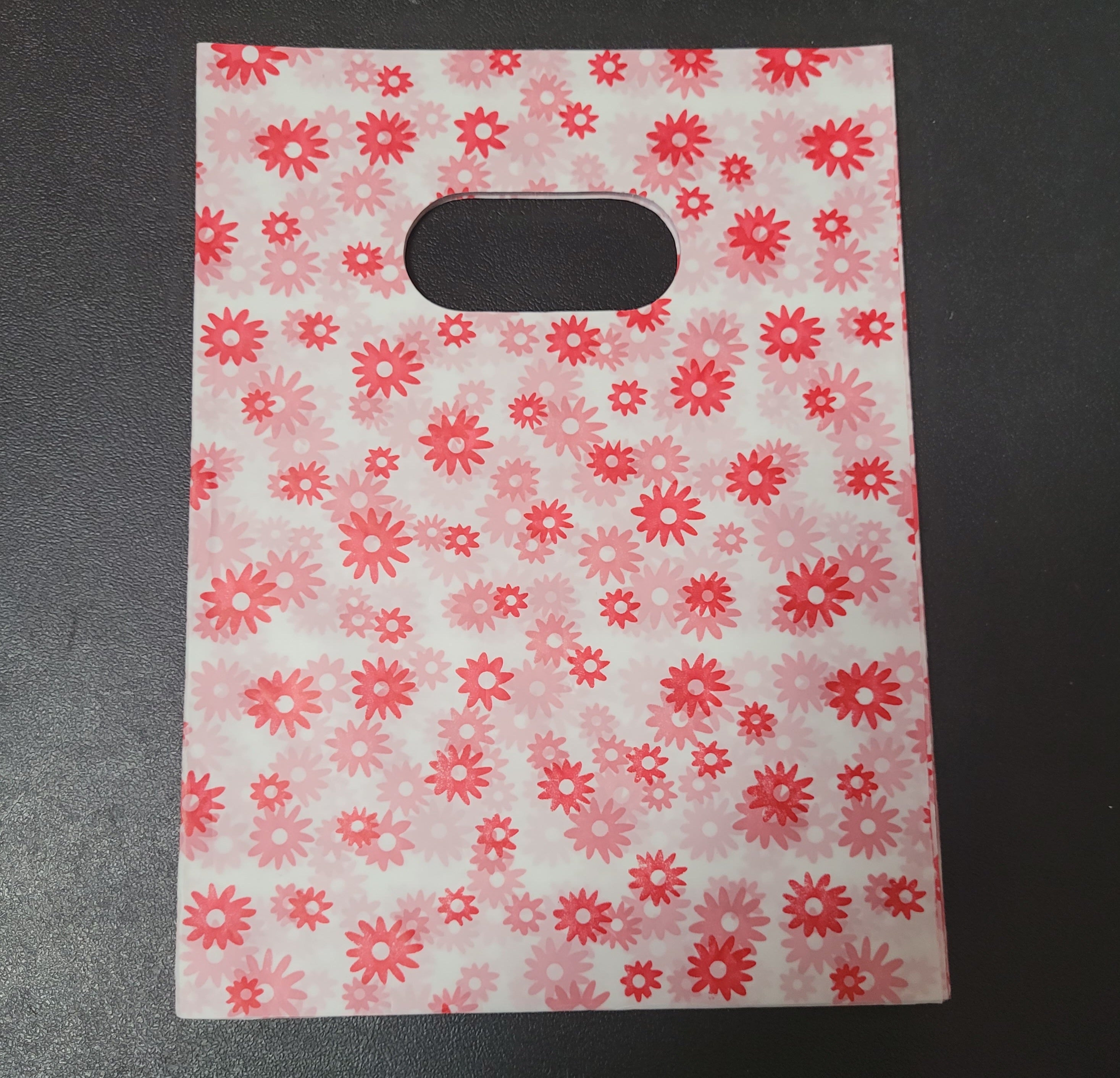 Bolsas ED 6x7 Premium Red Small Flowers