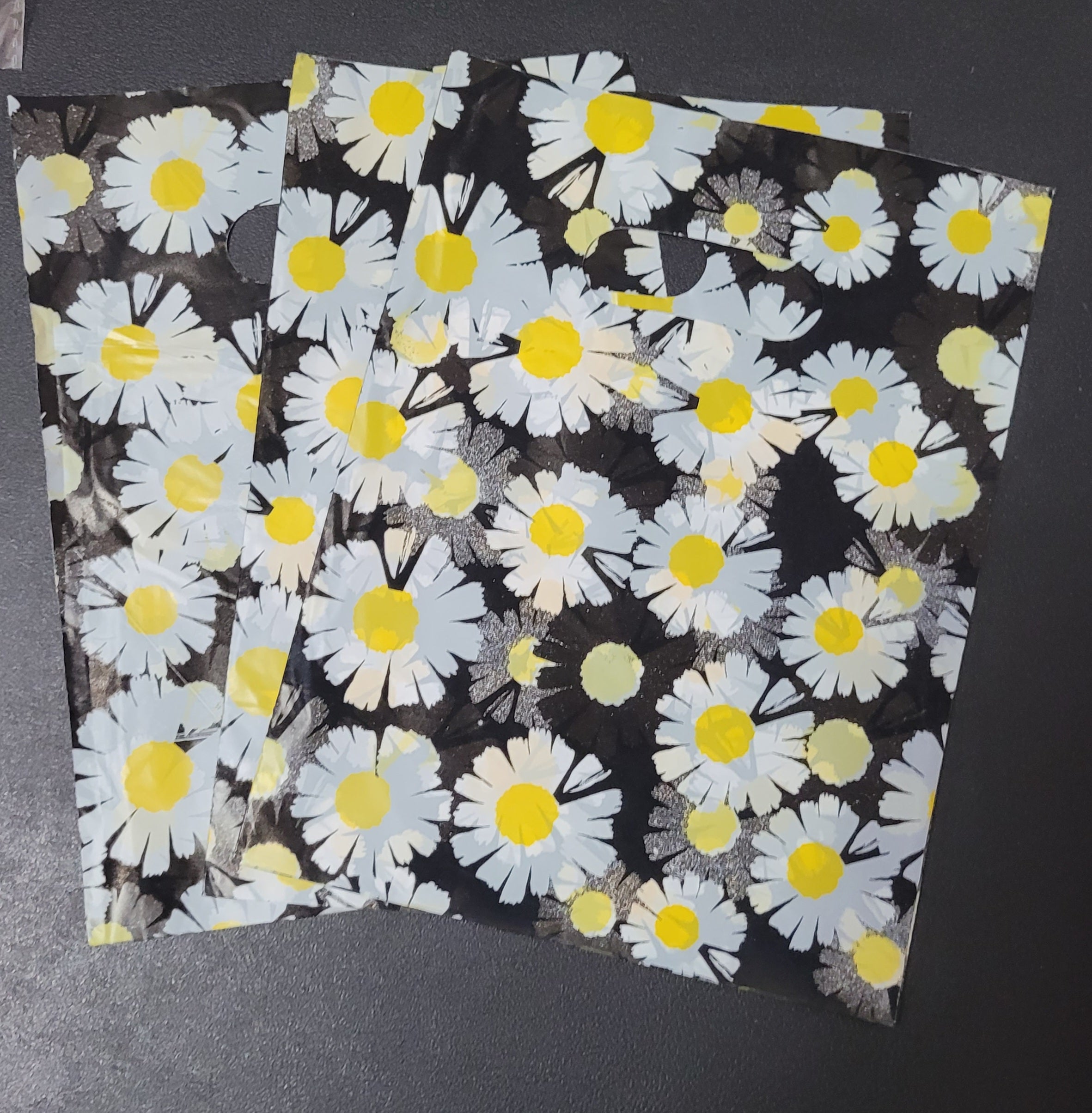 Bolsas ED 6x7 Premium Floral Black/Yellow