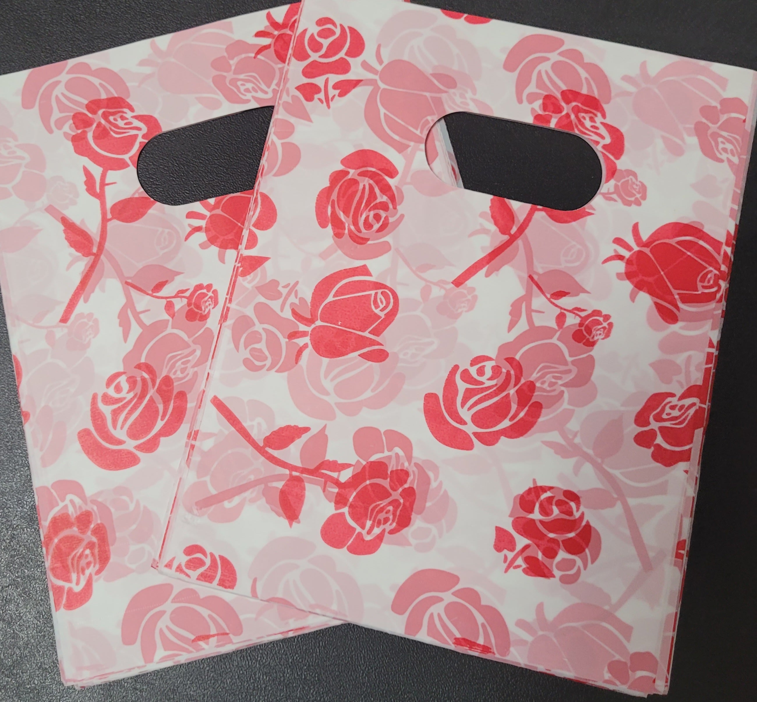 Bolsas ED 6x7 Premium Red Floral