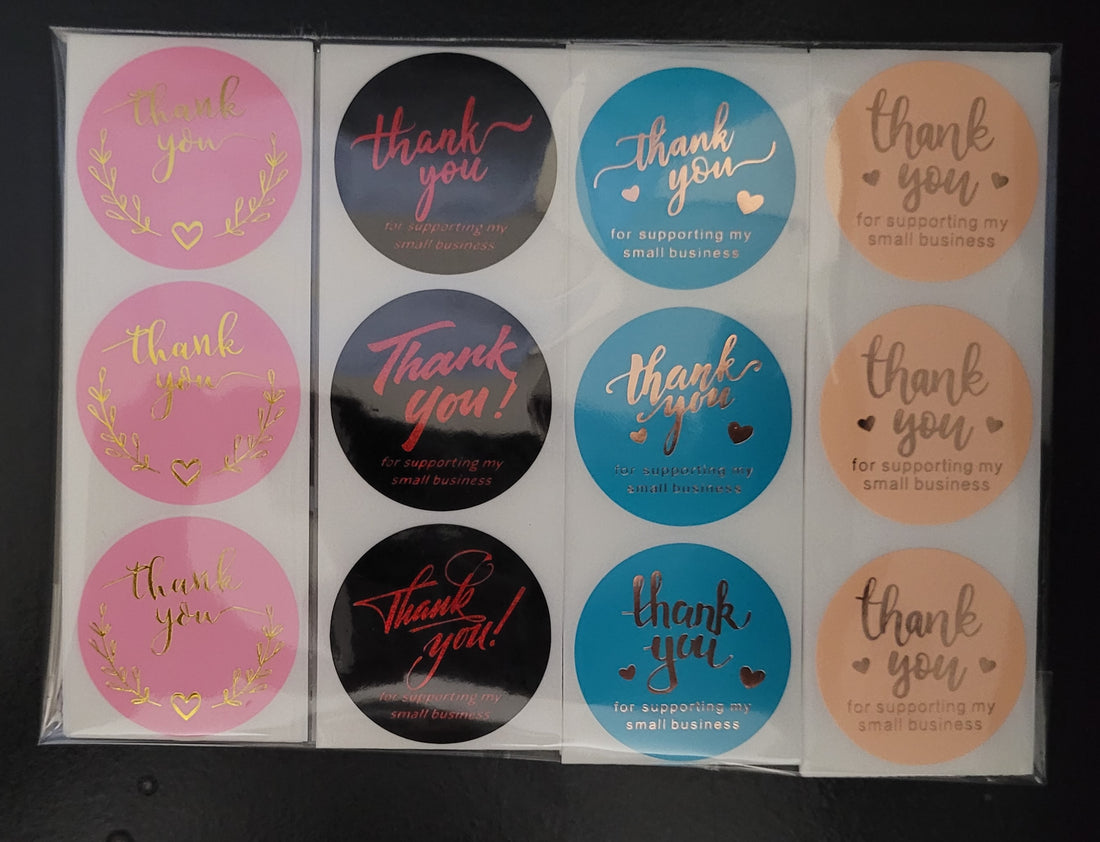 100 Sticker Prediseñado Circular 1