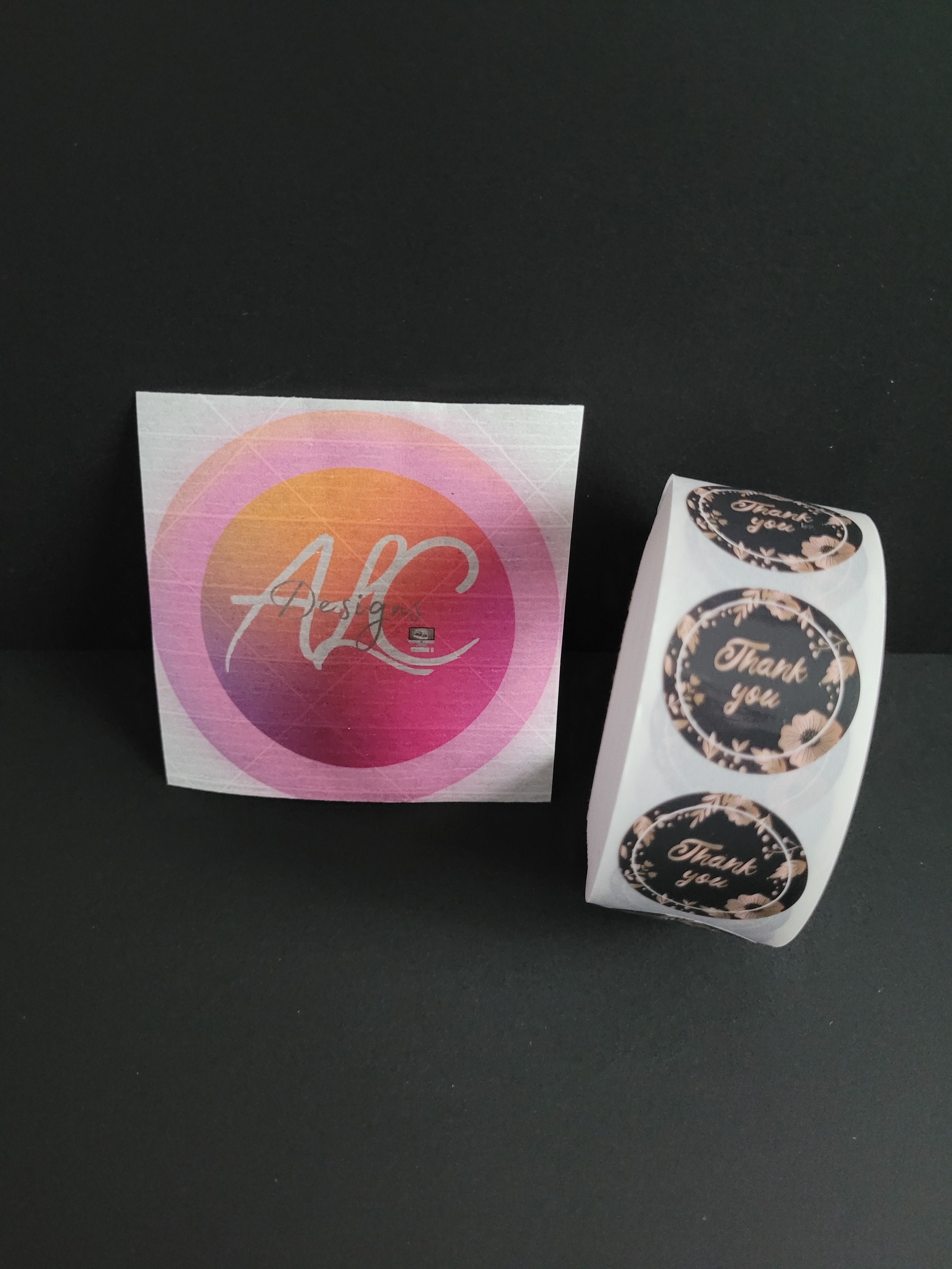 480 Mini Sticker 1" Prediseñado Circular 13