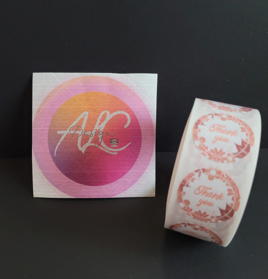 480 Mini Sticker 1" Prediseñado Circular 12