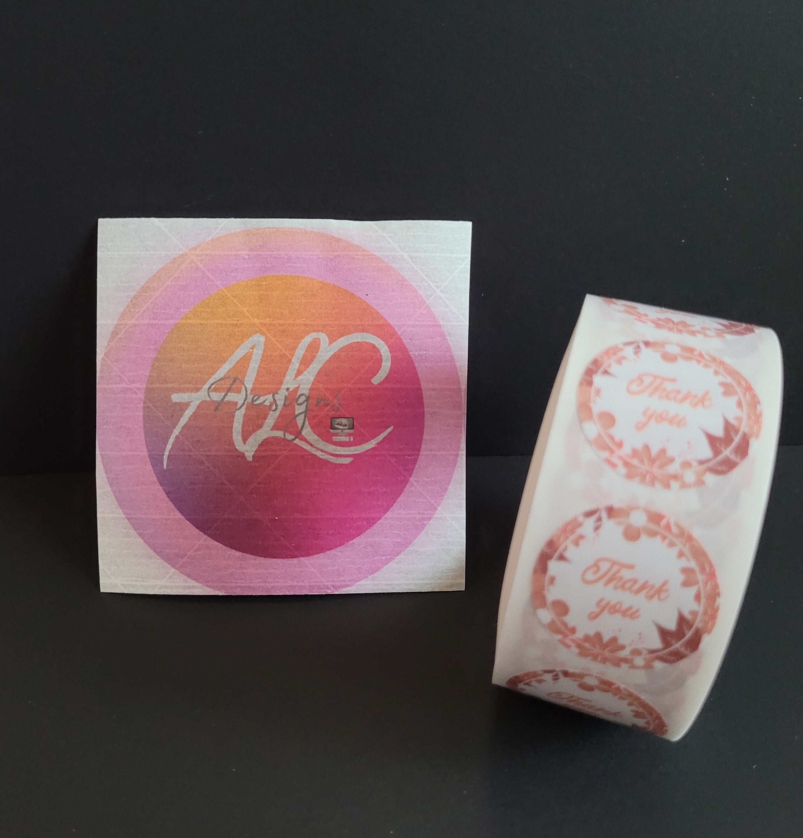 480 Mini Sticker 1" Prediseñado Circular 12