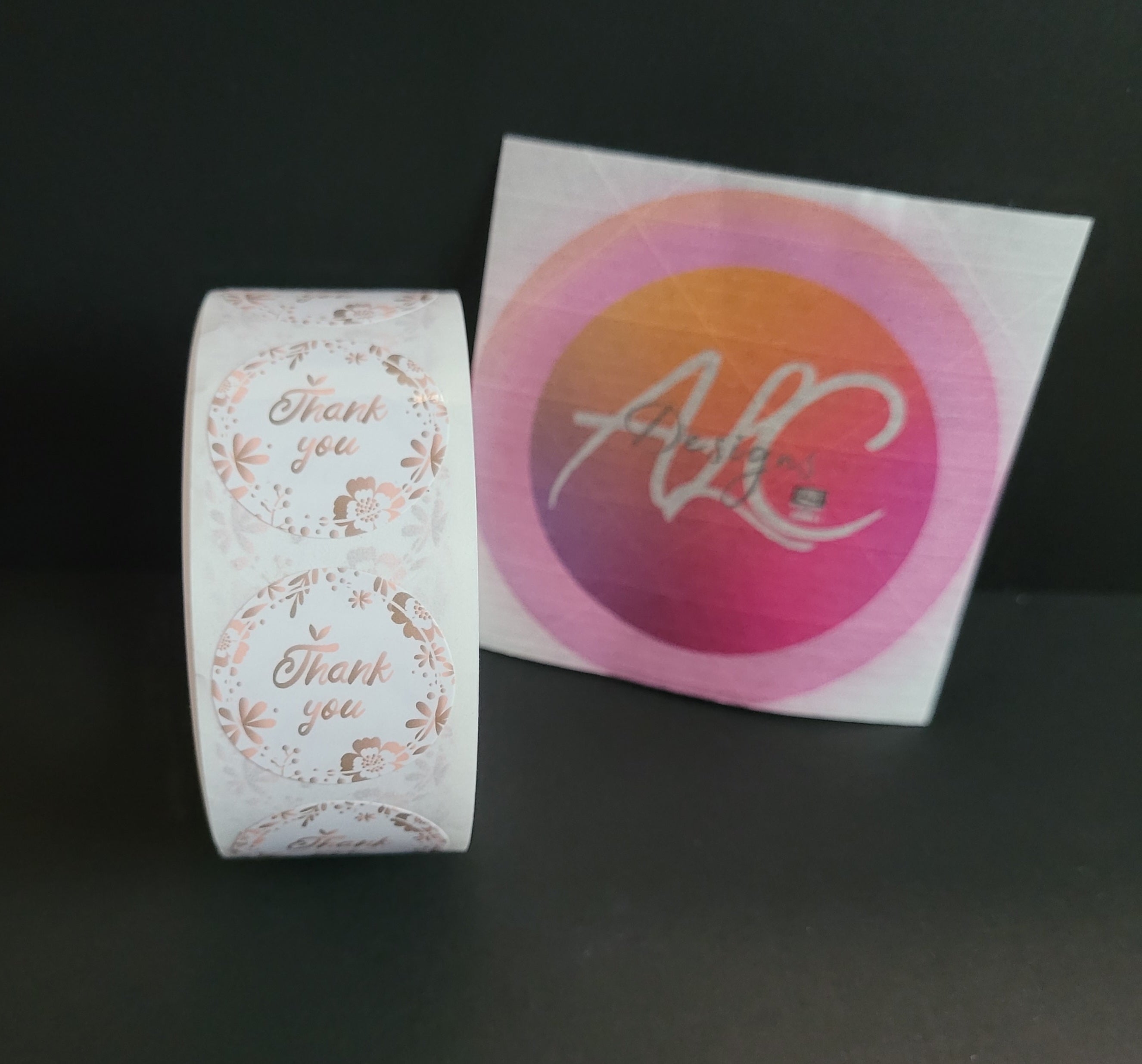 480 Mini Sticker 1" Prediseñado Circular 11