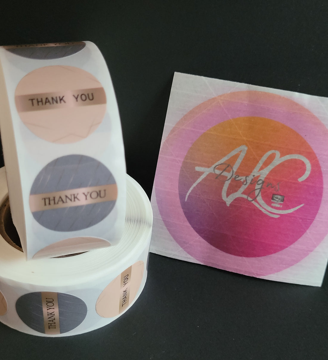 480 Mini Sticker 1" Prediseñado Circular 10