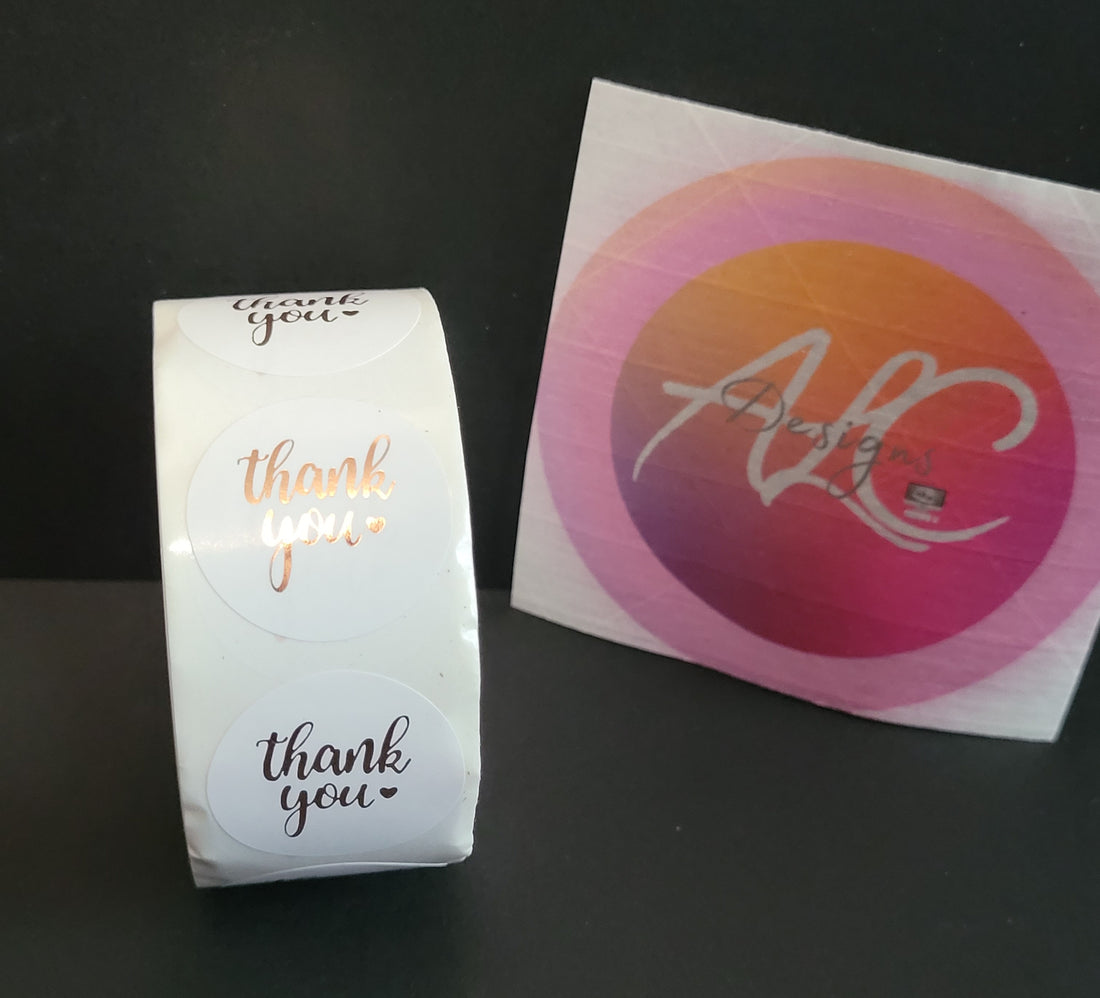 480 Mini Sticker 1" Prediseñado Circular 14