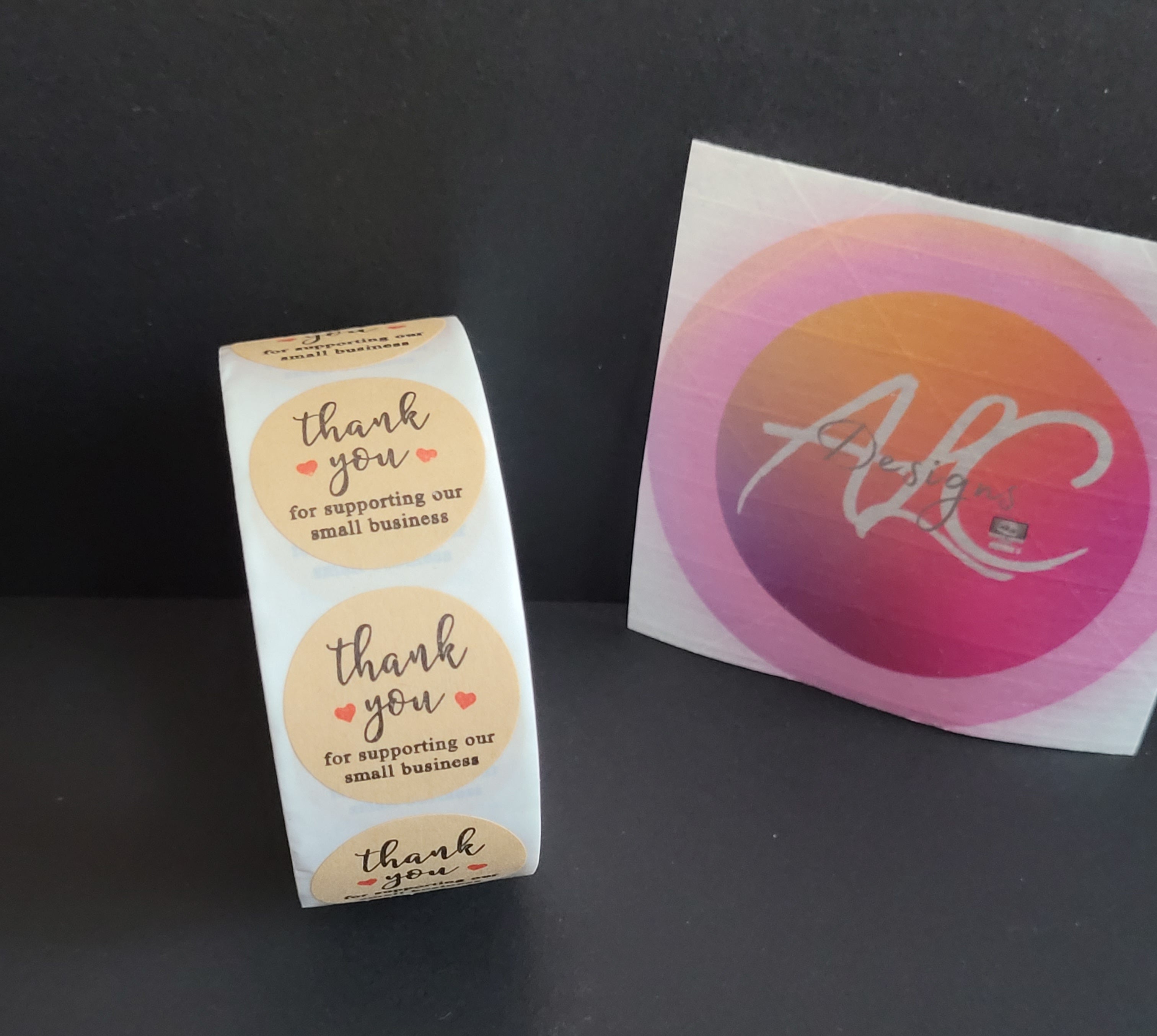 480 Mini Sticker 1" Prediseñado Circular 16