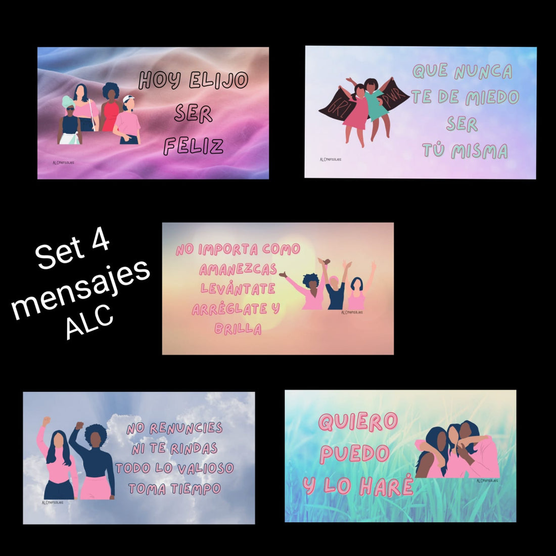Tarjetas 5Mensajes Set