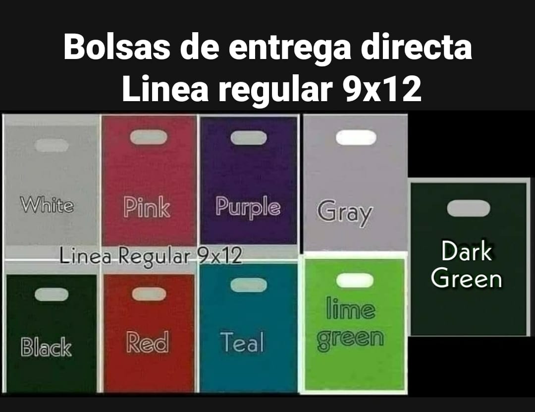 Bolsas de Entrega Directa 9x12