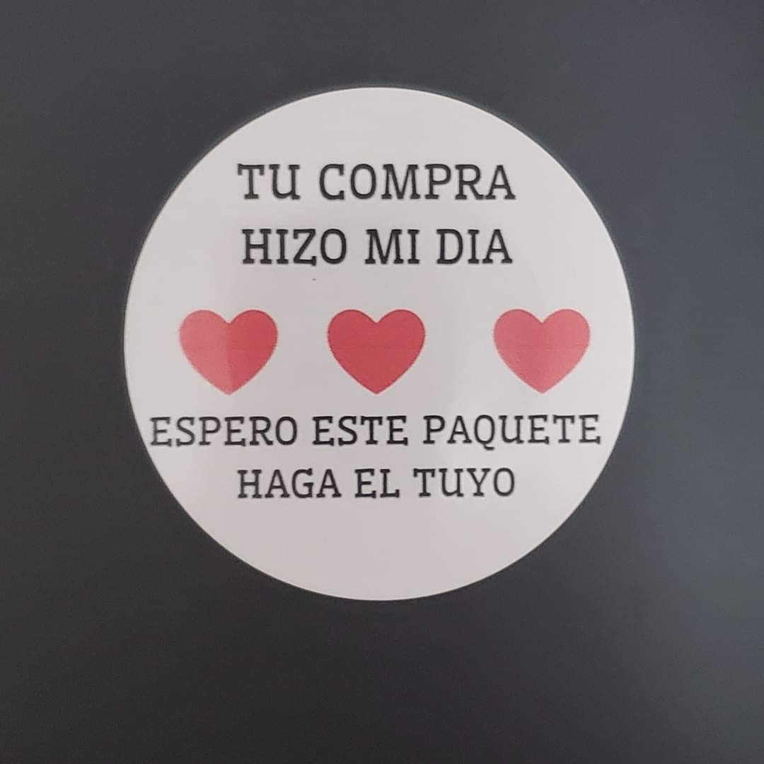 Tu compra hizo mi día