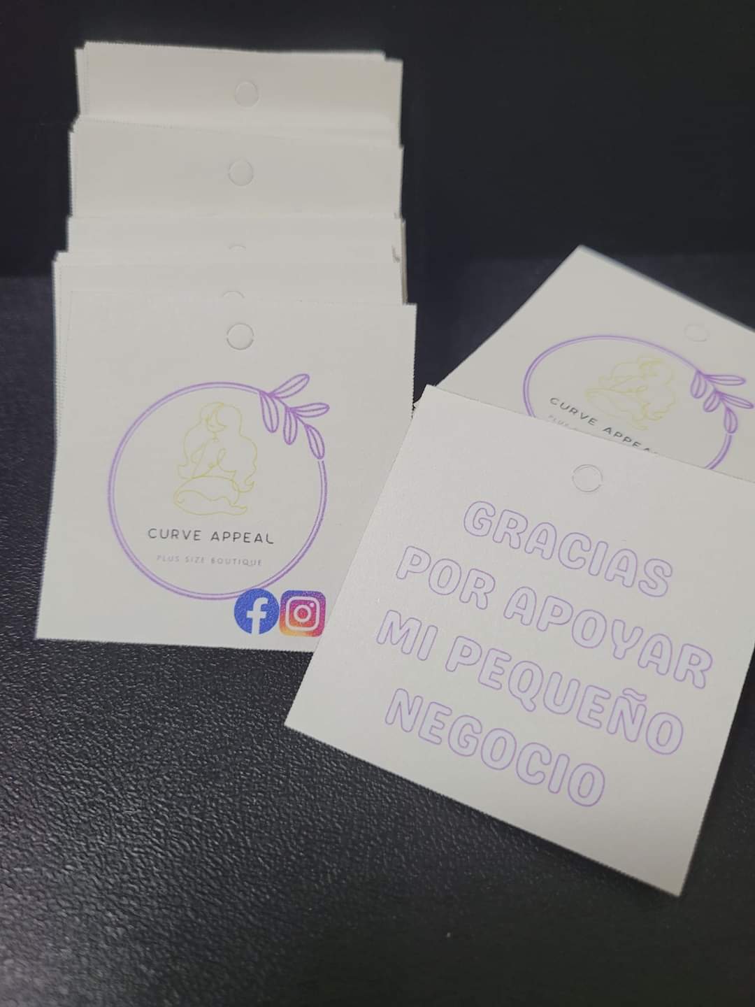 Tags de Promoción tamaño 2x2