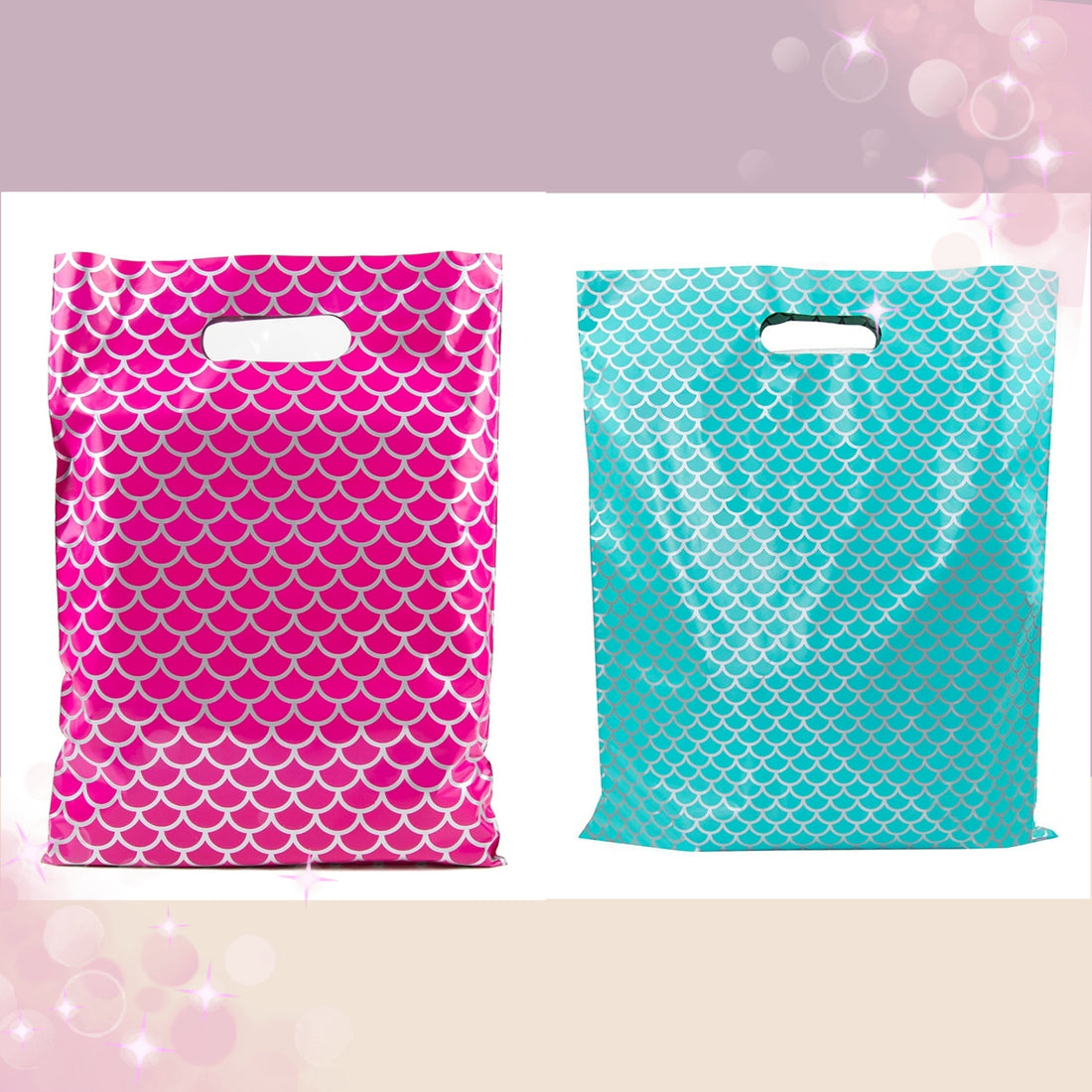 Set de 40 Bolsas de Entrega Directa 12 x15 Mix Mermaids