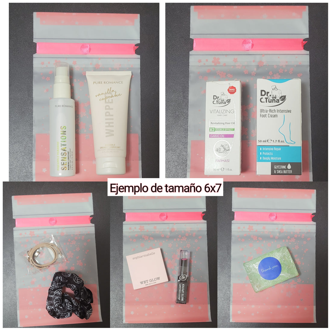 20 bolsas ED 6x7 Florecitas