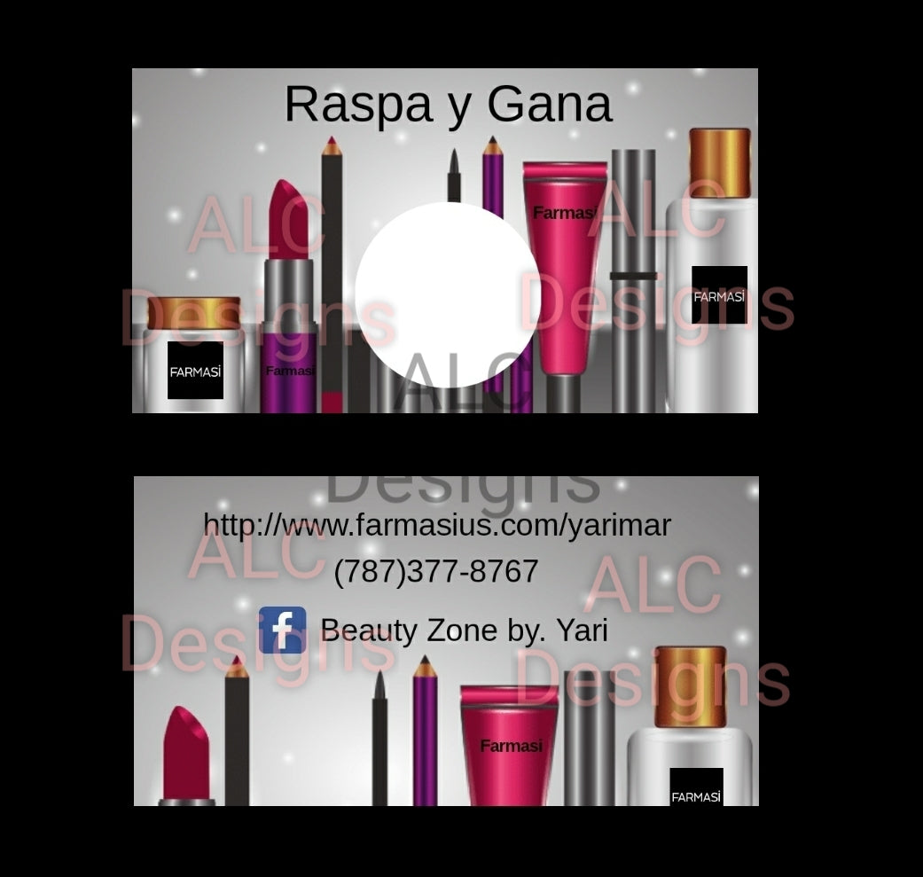 Raspa y Gana Personalizados con su logo