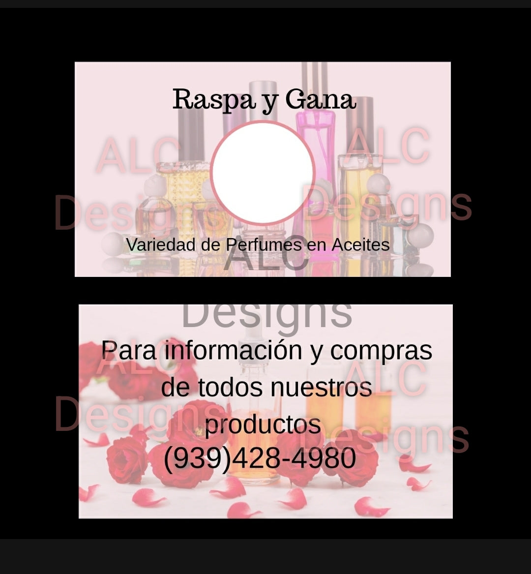 Raspa y Gana Personalizados con su logo