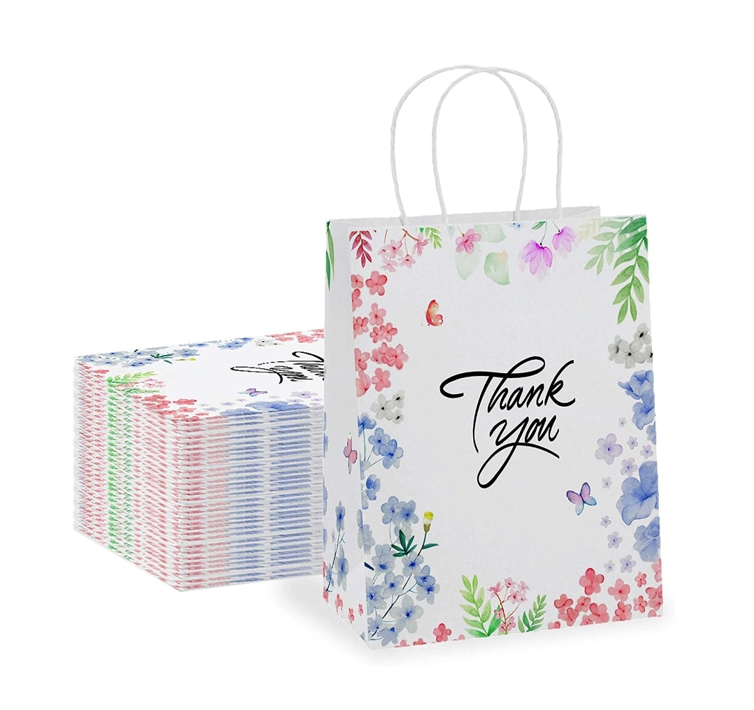 Bolsas de papel Floral/Butterflies