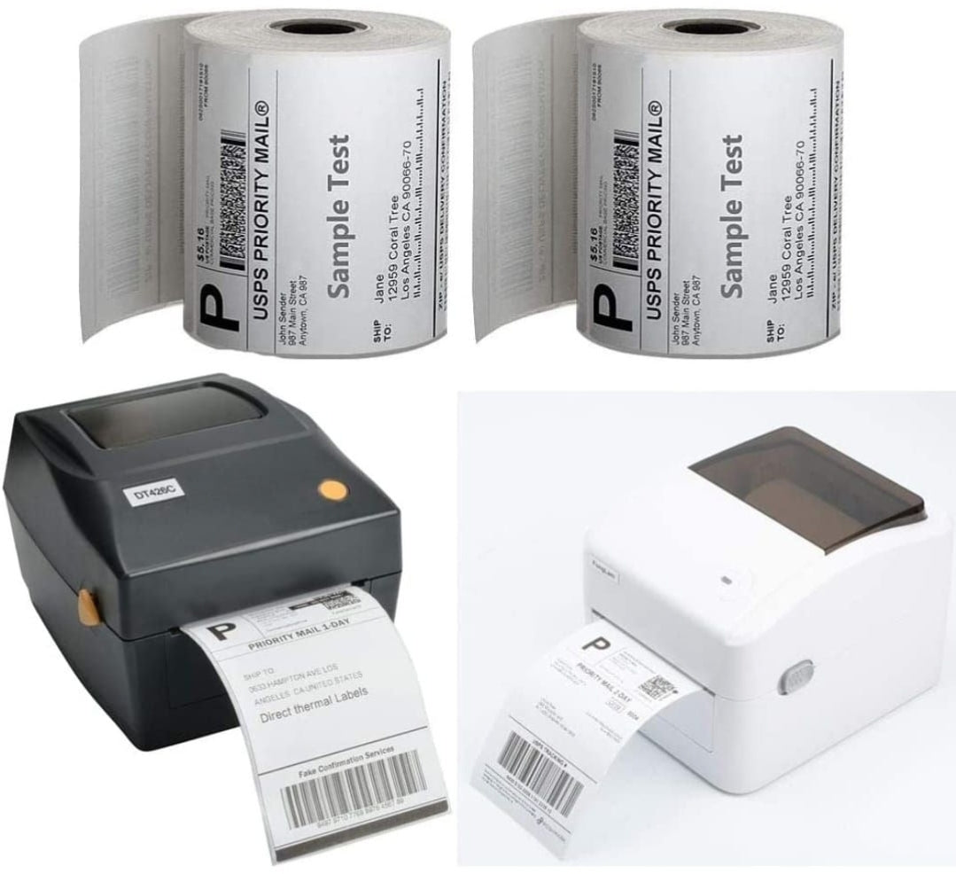 2 Rollos Shipping Labels