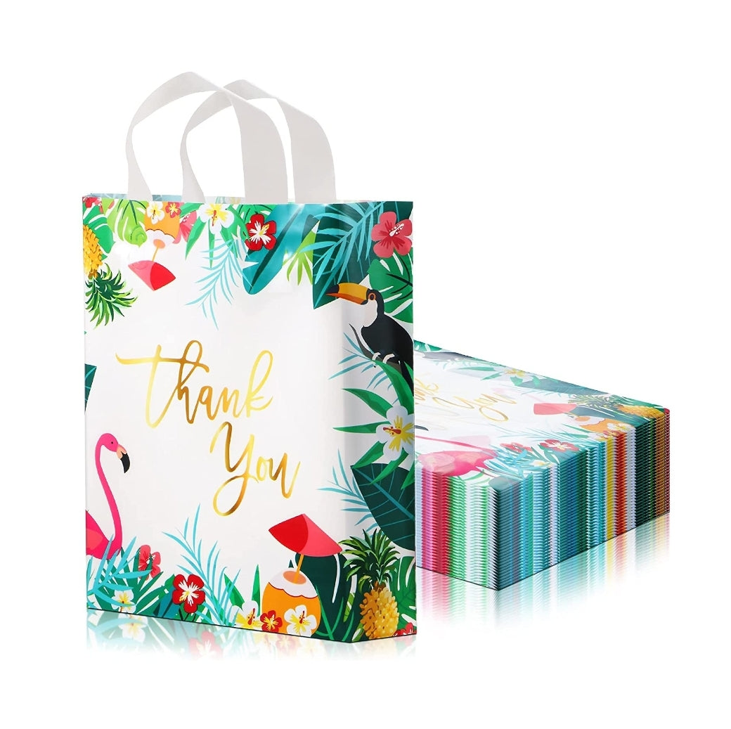 15 Bolsas de Entrega Directa Thank You Rectangular Flamingo 2