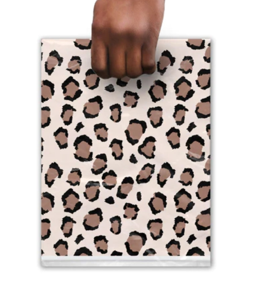 Bolsas de Entrega Directa 12 x15 Leopard Print