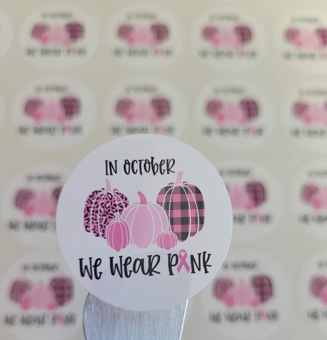 Sticker Prediseñado 1.5" October Pink