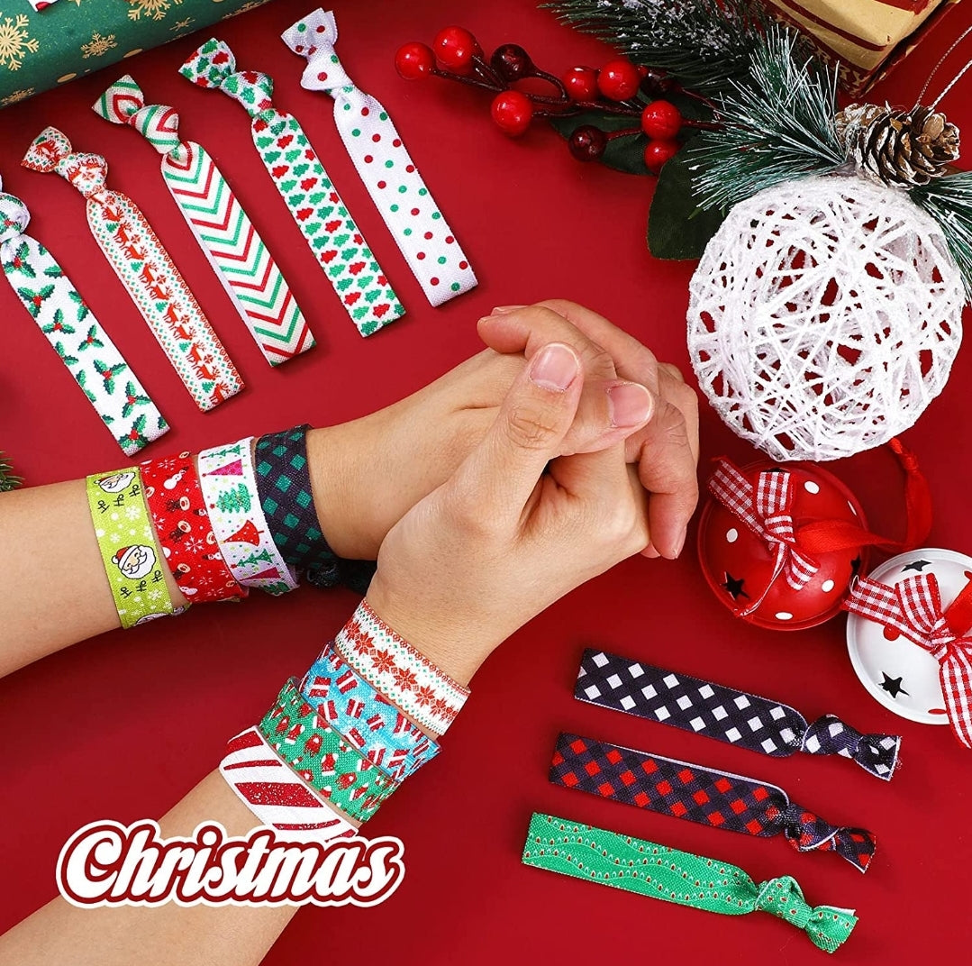 Set Regalitos ALC Christmas Hair Ties ( Cintas)