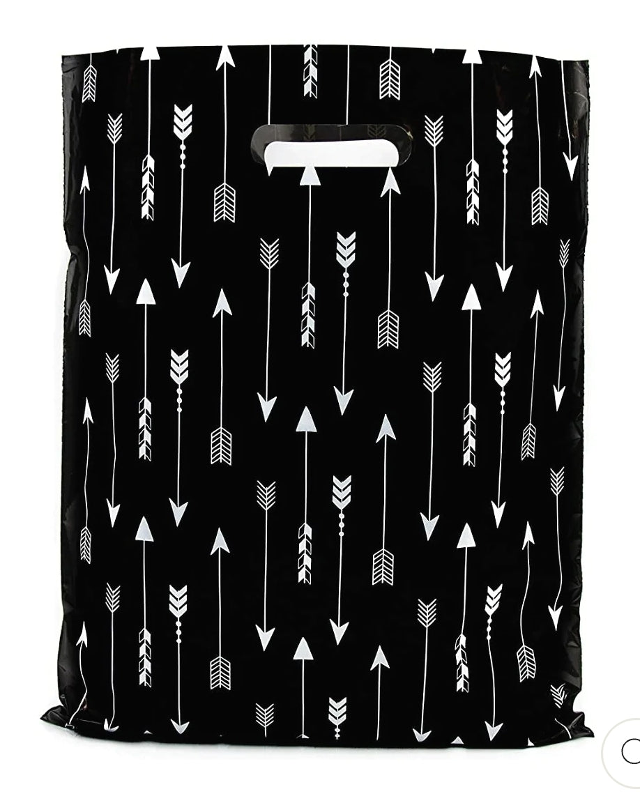 Bolsas de entrega directa Premium 9x12 Flechas Black