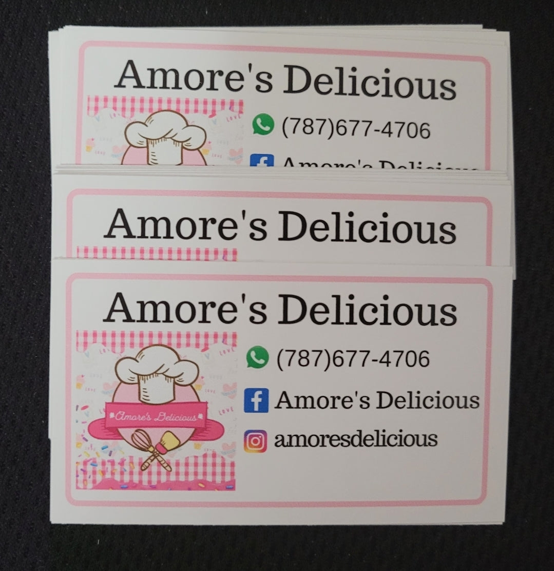 Semi- Personalizadas Tarjeta de negocio Matte White